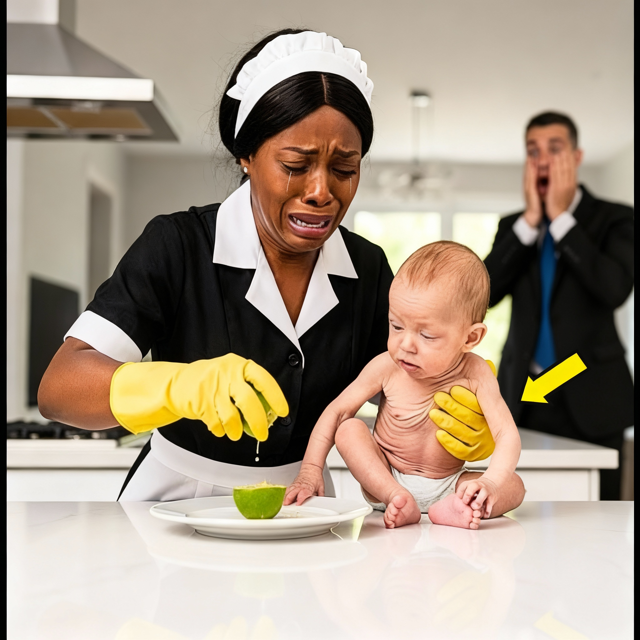 Durante 9 días, el bebé de 2 años del millonario se negó a comer; luego, la sirvienta negra hizo lo imposible.