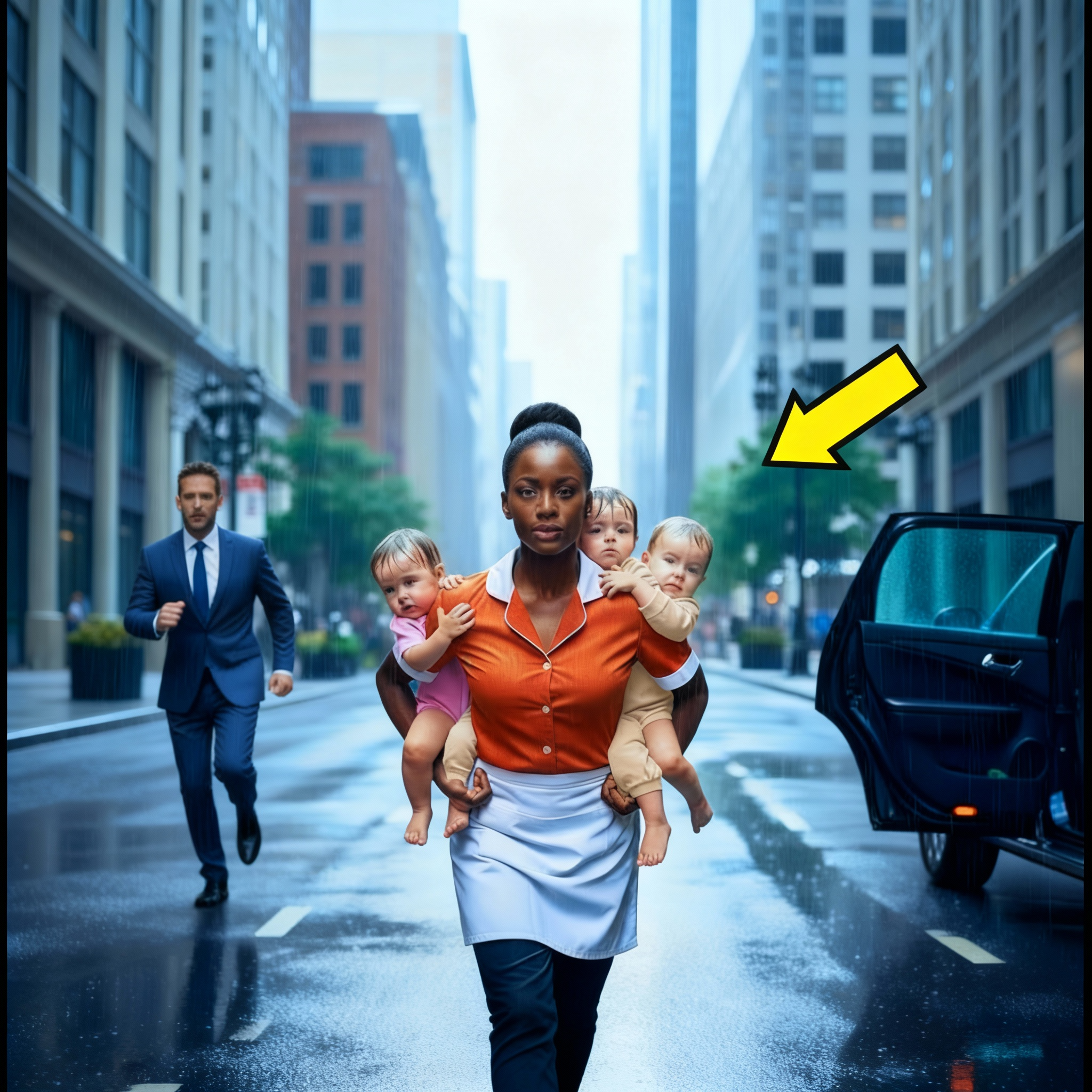 Camarera despedida por ayudar a trillizas—ella nunca supo que eran hijas de un millonario.