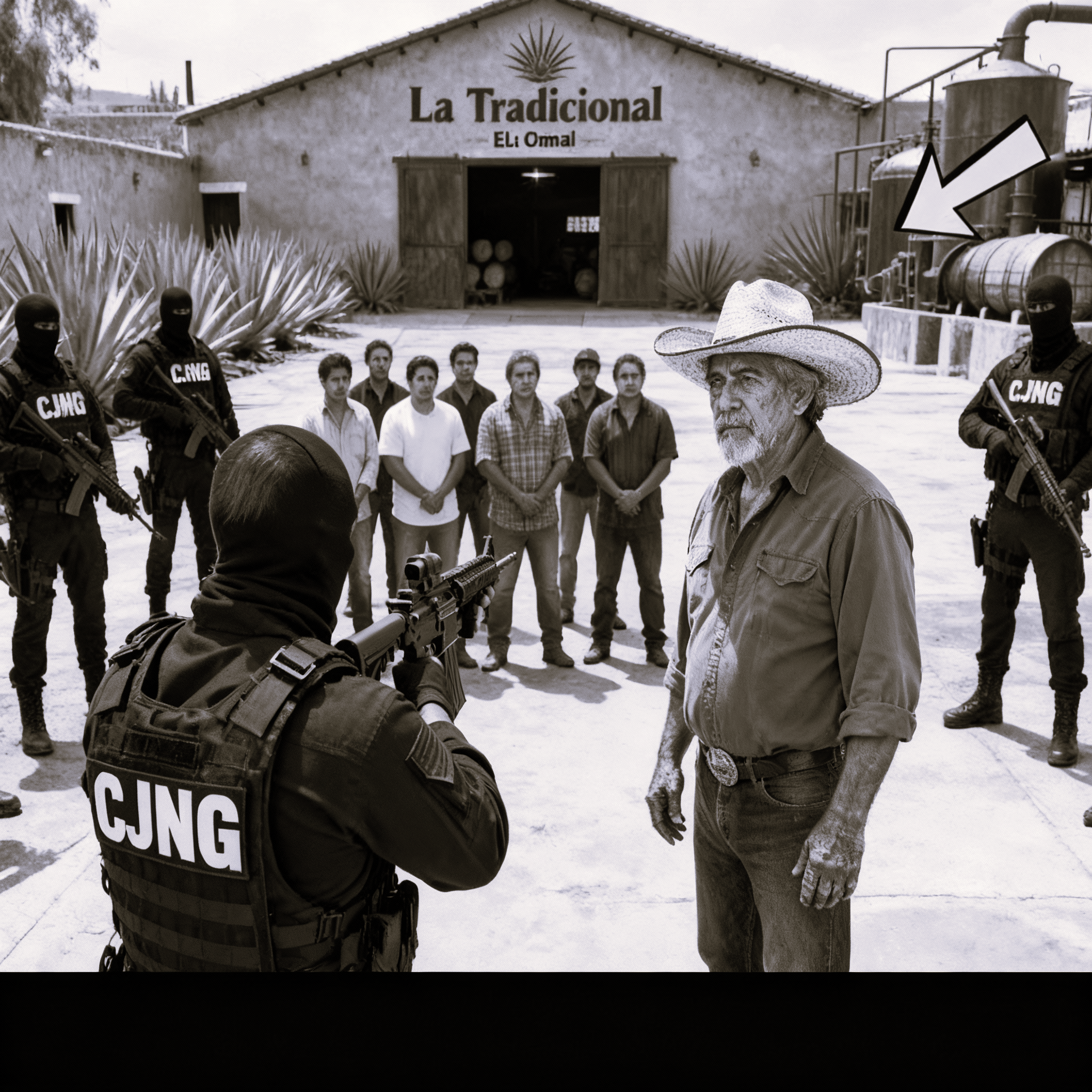 El CJNG invadió una destilería de tequila—no sabían quién era el jimador que trabajaba ahí.