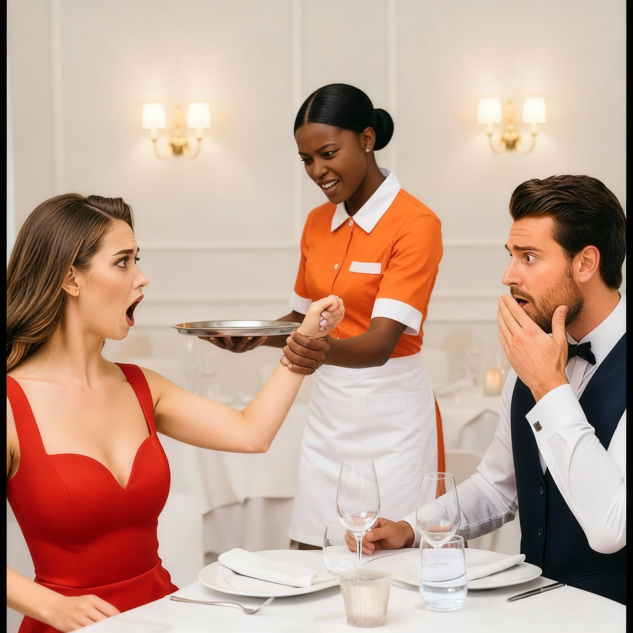 La esposa del empresario gobernaba el restaurante con miedo—hasta que la camarera finalmente se enfrentó a ella.