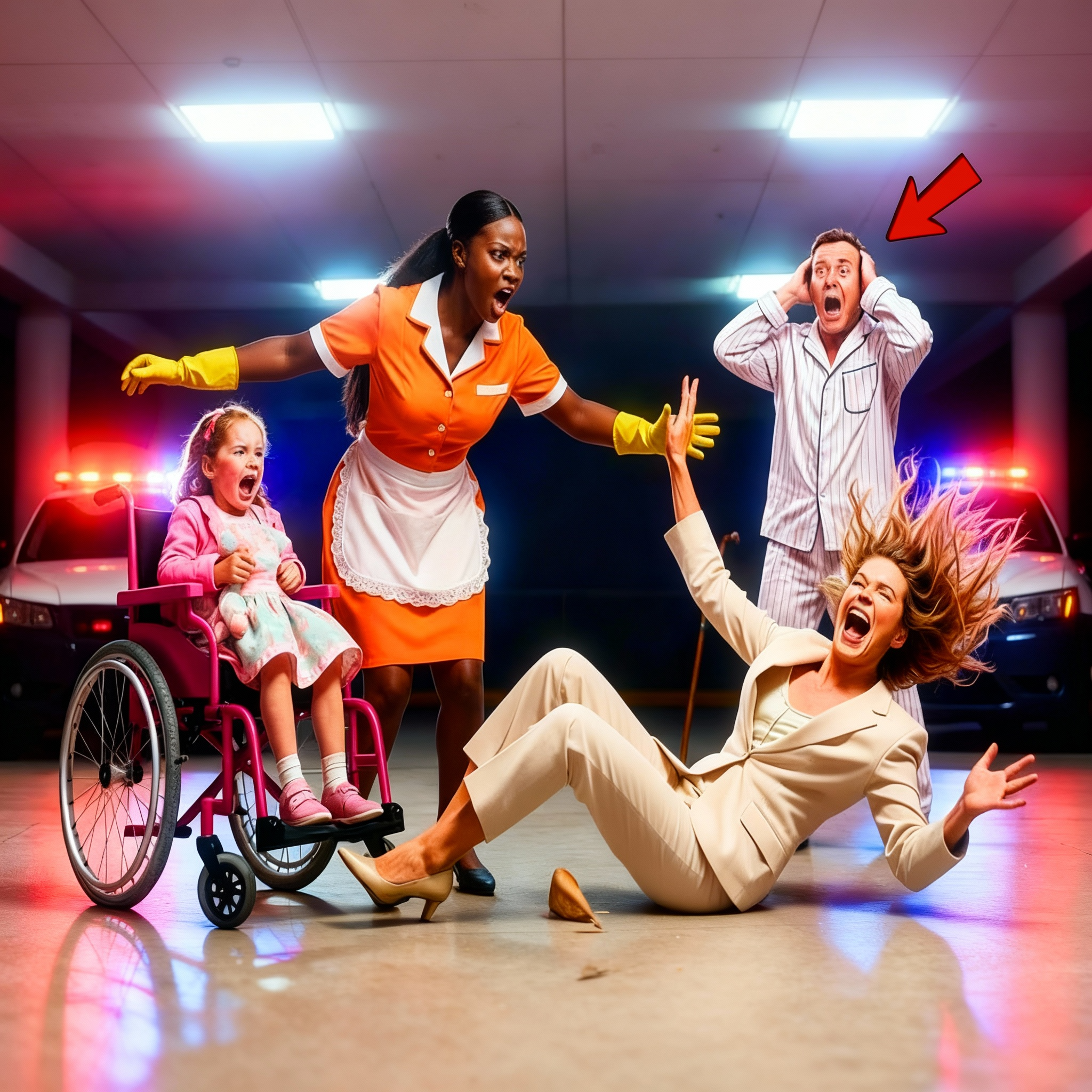 La sirvienta protegió a la hija del millonario de un secuestro planeado por la madrastra—Él estaba sorprendido.