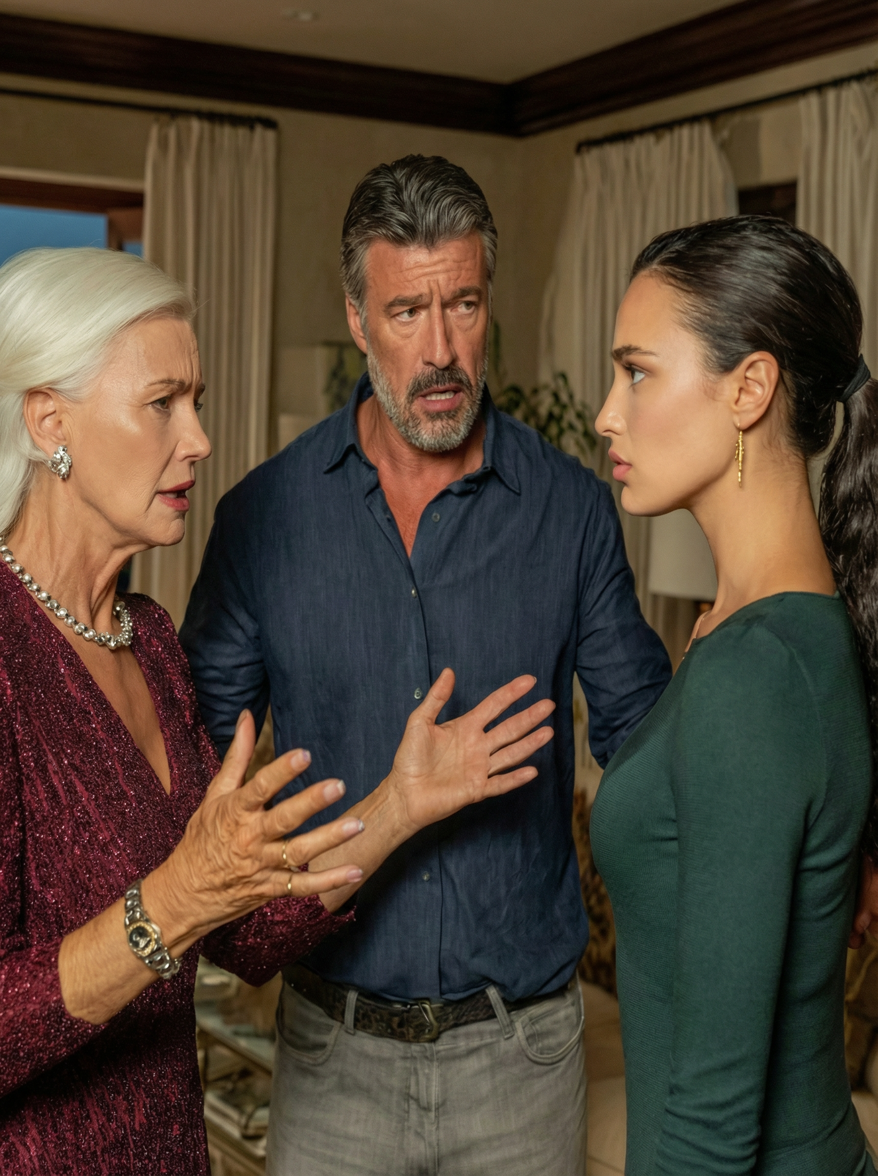 ¡Le di tus diamantes a mi mamá! ¡Le quedan mejor a ella! — mi esposo secretamente le regaló mi herencia a su madre.