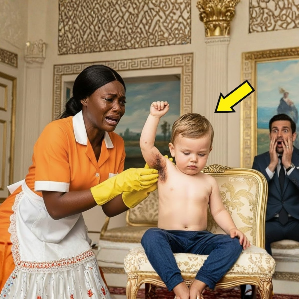 El bebé del millonario se estaba desvaneciendo día a día—hasta que la limpiadora descubrió algo en su cama.