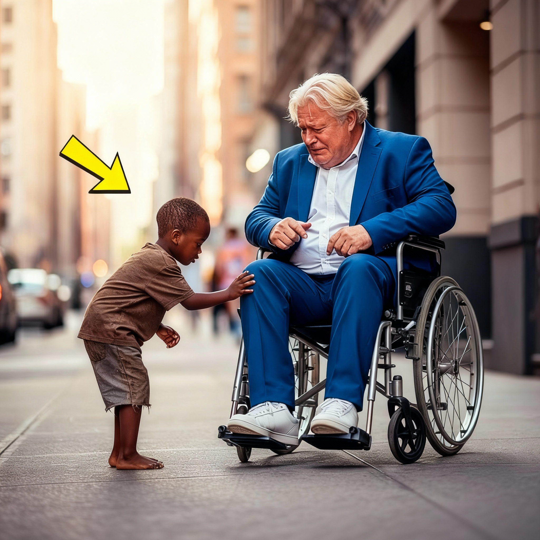 ‘Si me curas, te daré mi mansión,’—El niño de la calle lo tocó, y un milagro ocurrió.