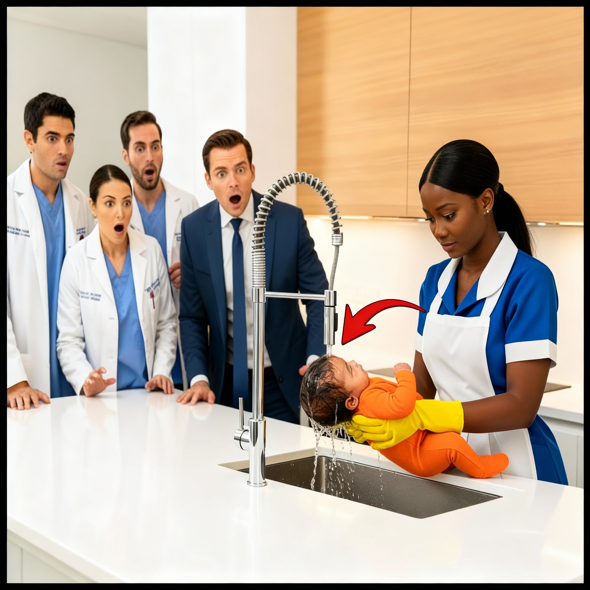 18 doctores no pudieron salvar al bebé del millonario — hasta que la pobre niñera hizo lo impensable.