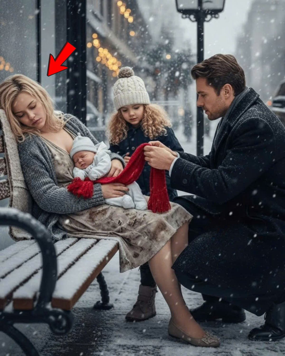 Papá, su bebé se está congelando...