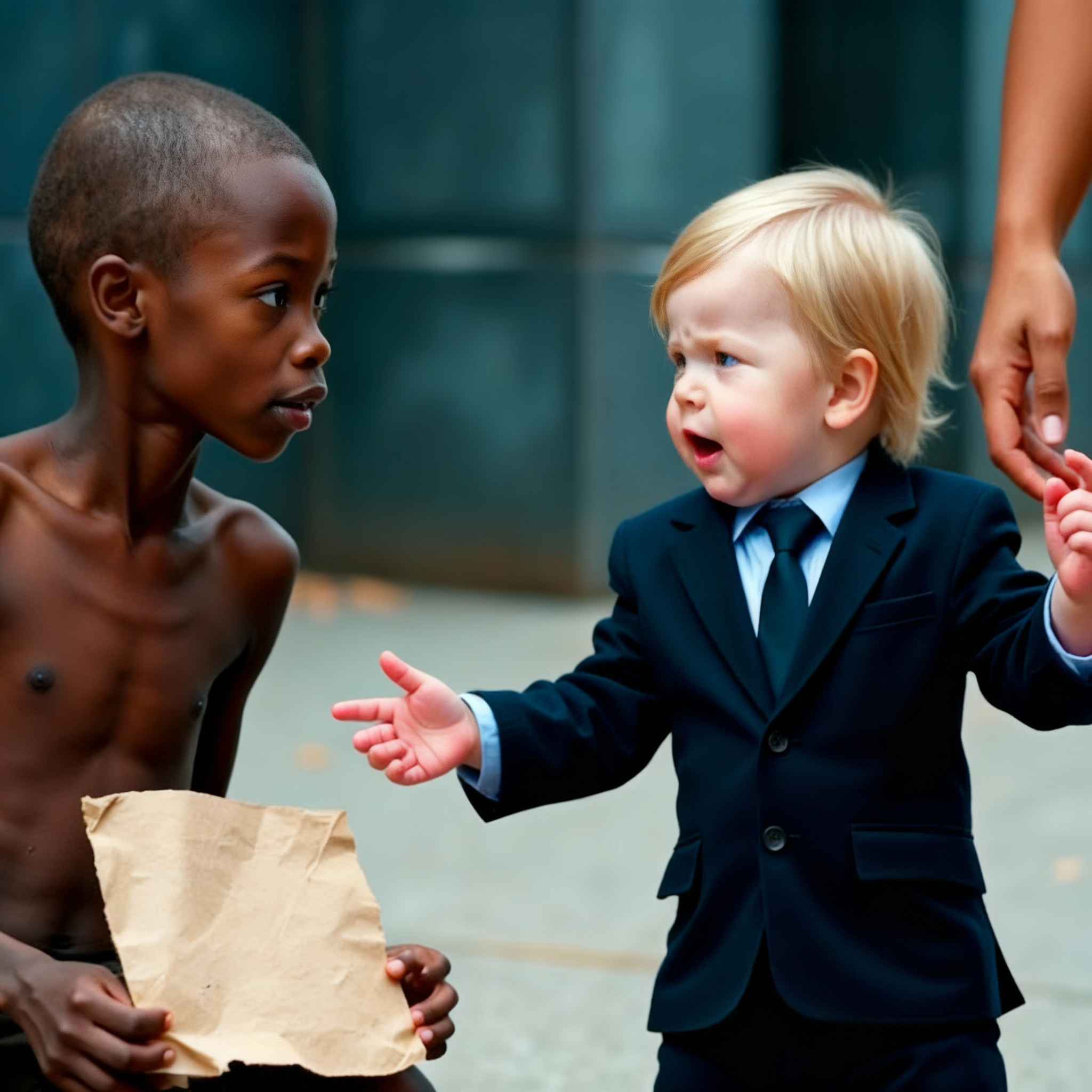¡Él es mi Hermano! - Le dijo el Niño a su Madre Millonaria cuando lo vio en la Calle
