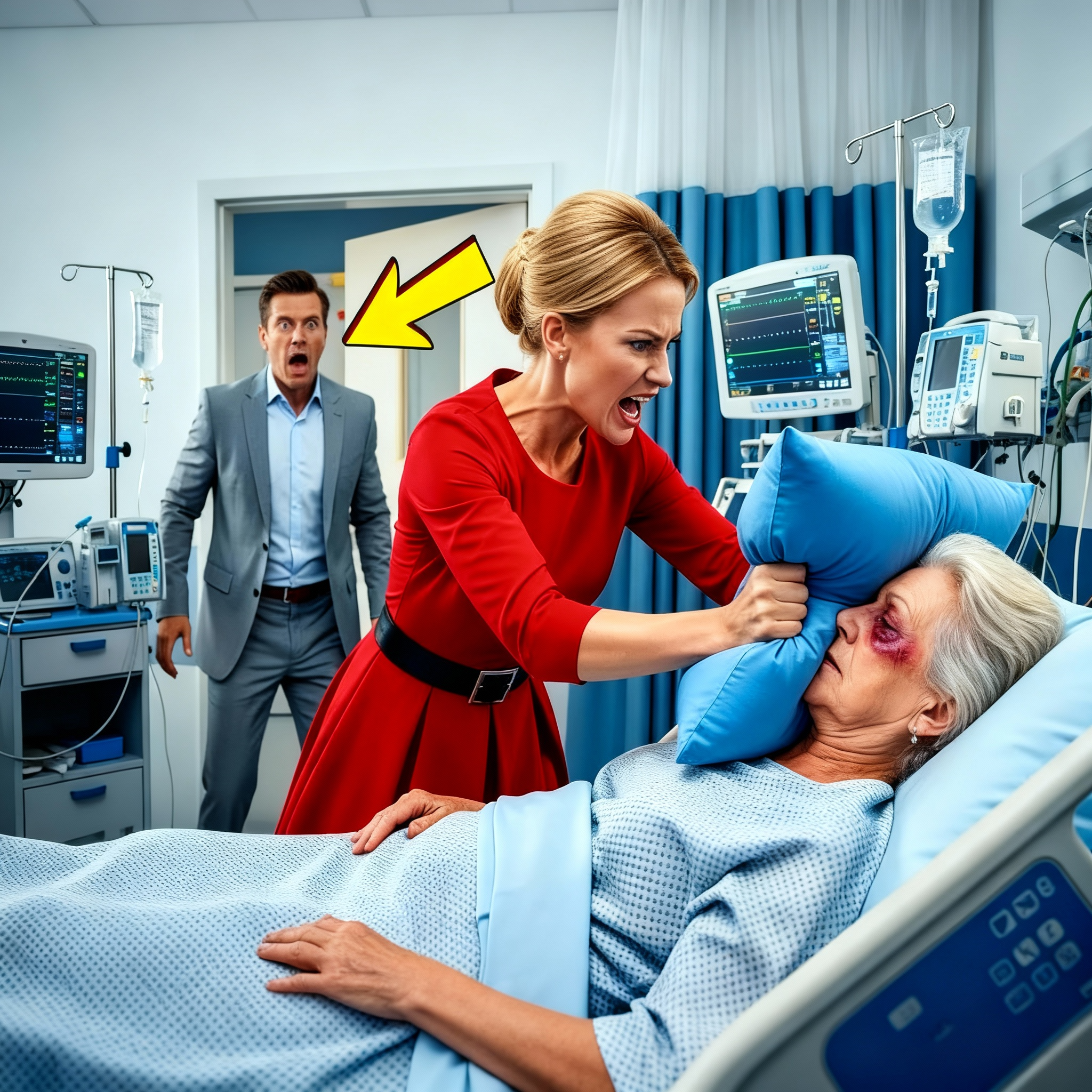 Un millonario se apresuró a visitar a su madre enferma—pero lo que vio a su prometida hacer lo sorprendió.