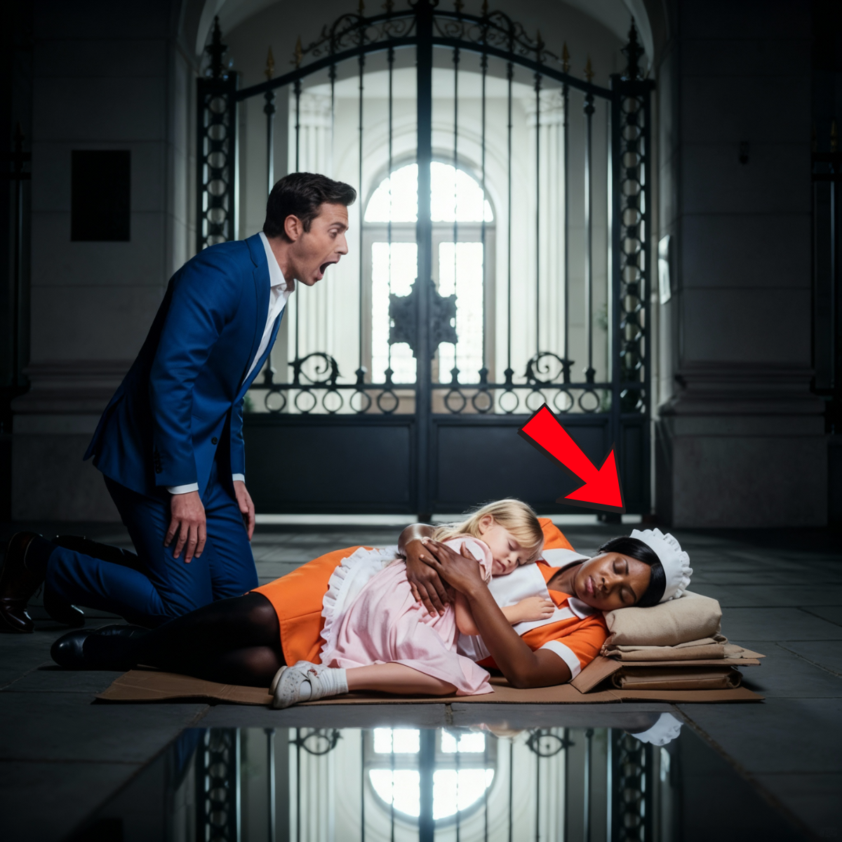 La criada negra pasó la noche en una acera fría—¿Quién sabía que se convertiría en la esposa de un multimillonario?