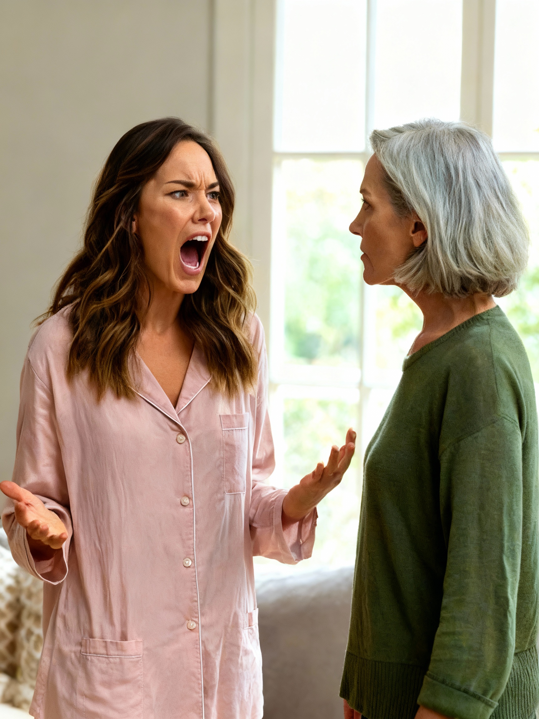 “¡En mis días libres hago lo que se me da la gana! ¡Me vale lo que necesites o lo que pienses de mí!” — la nuera puso en su lugar a la suegra.