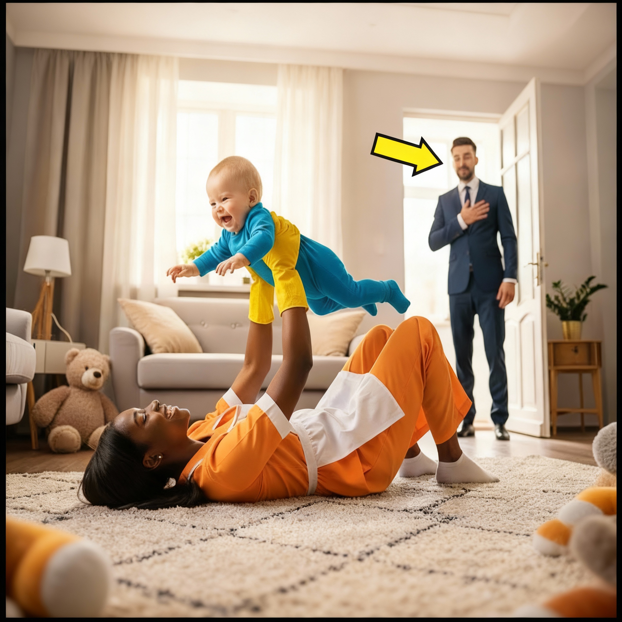 El millonario llegó temprano a su nuevo hogar— y el millonario quedó en shock.