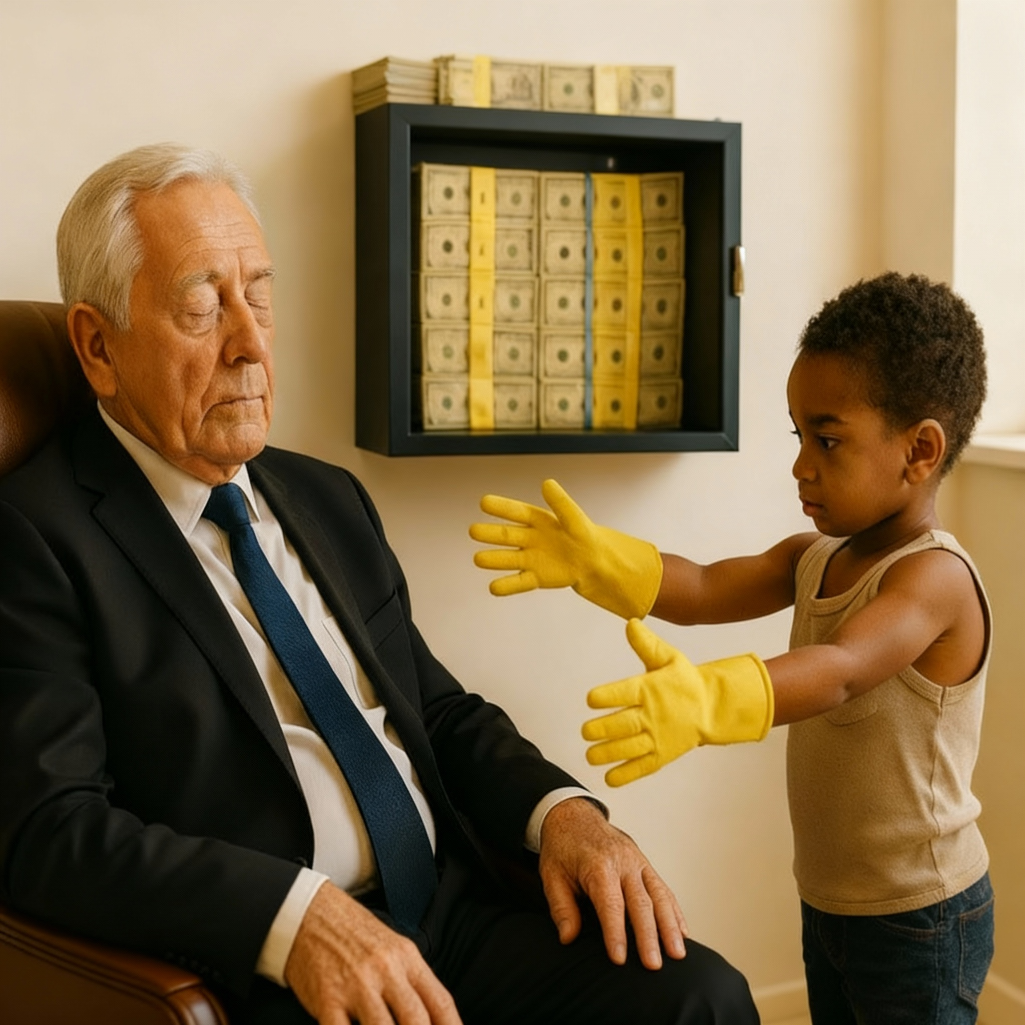 El multimillonario fingió dormir para probar al hijo de la criada—Entonces la reacción del niño sorprendió al multimillonario.