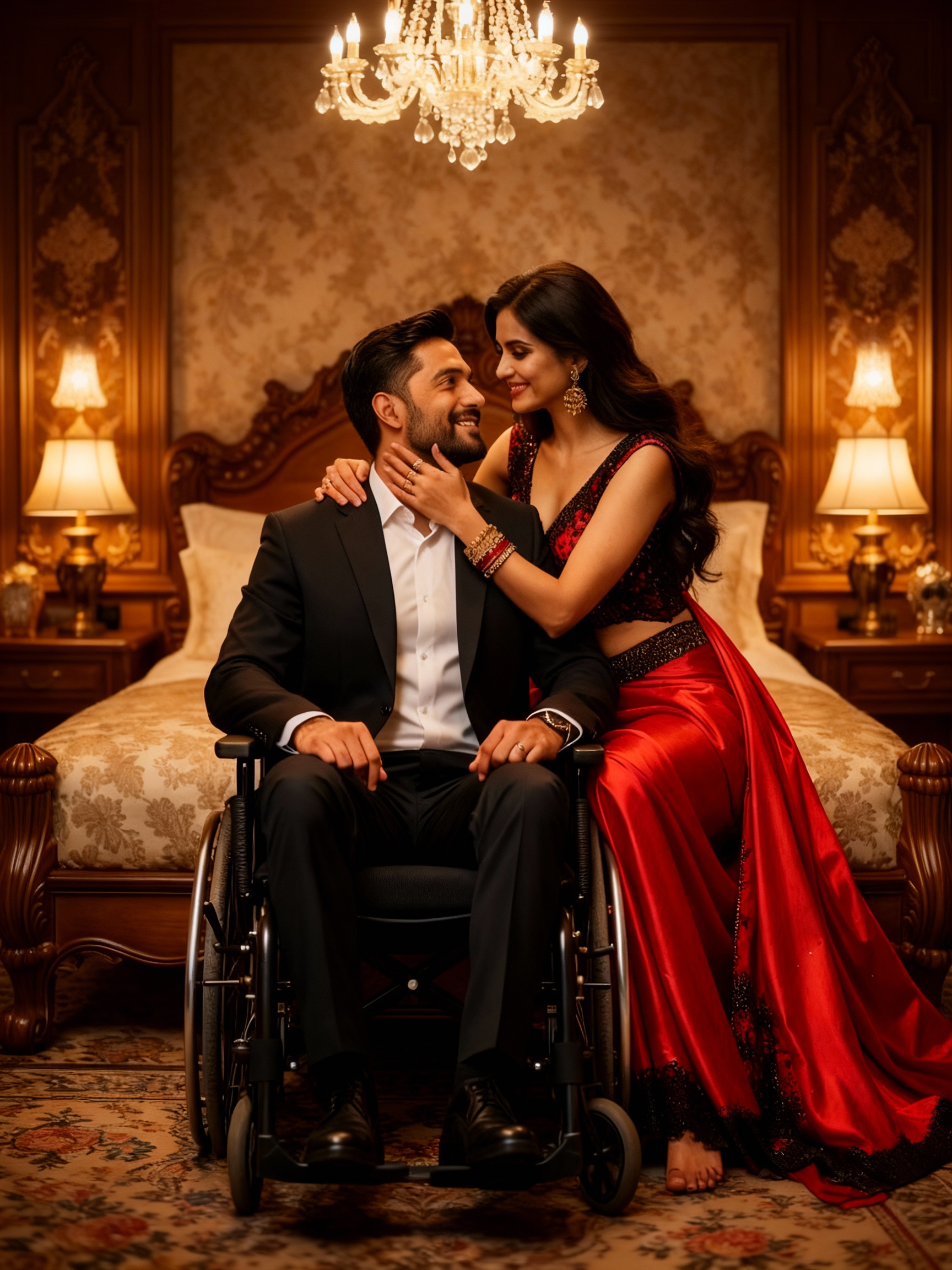 El día que mis padres decidieron casarme con él — un hombre en silla de ruedas — lloré toda la noche.