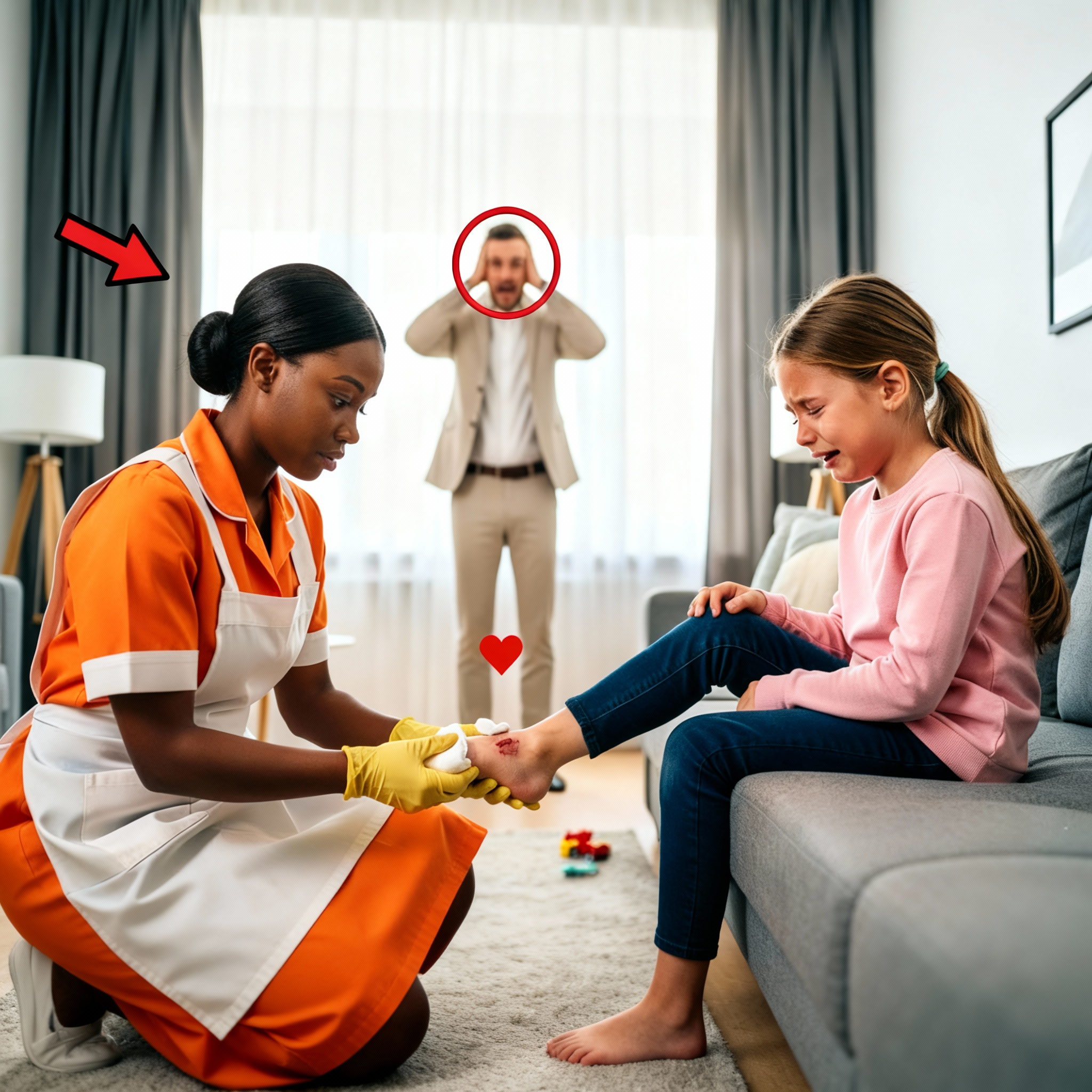 Su hija había estado muda desde el accidente, pero la niñera descubrió que todo era una mentira.