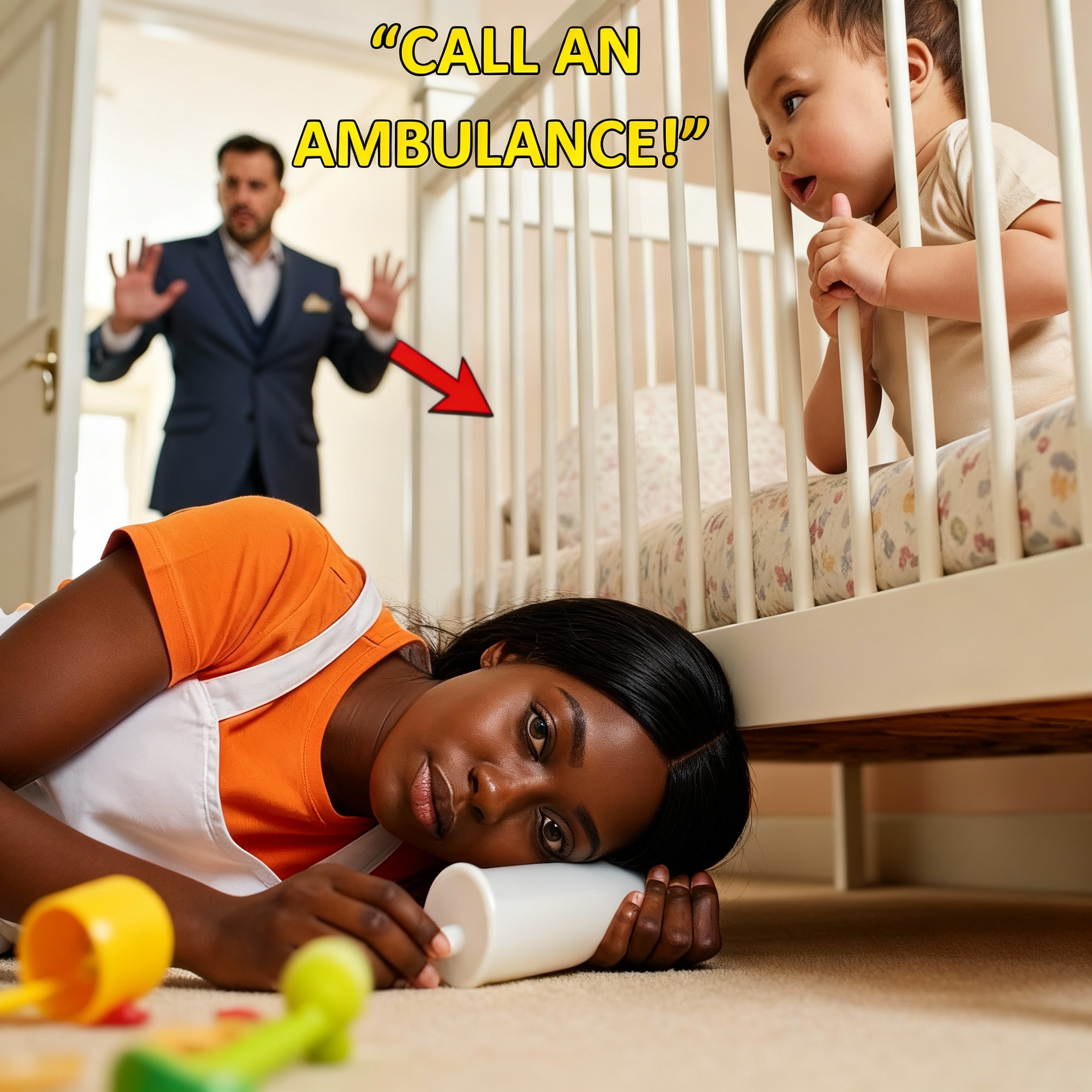 Un millonario encontró a su criada inconsciente en la habitación de su hijo—la razón te romperá el corazón.