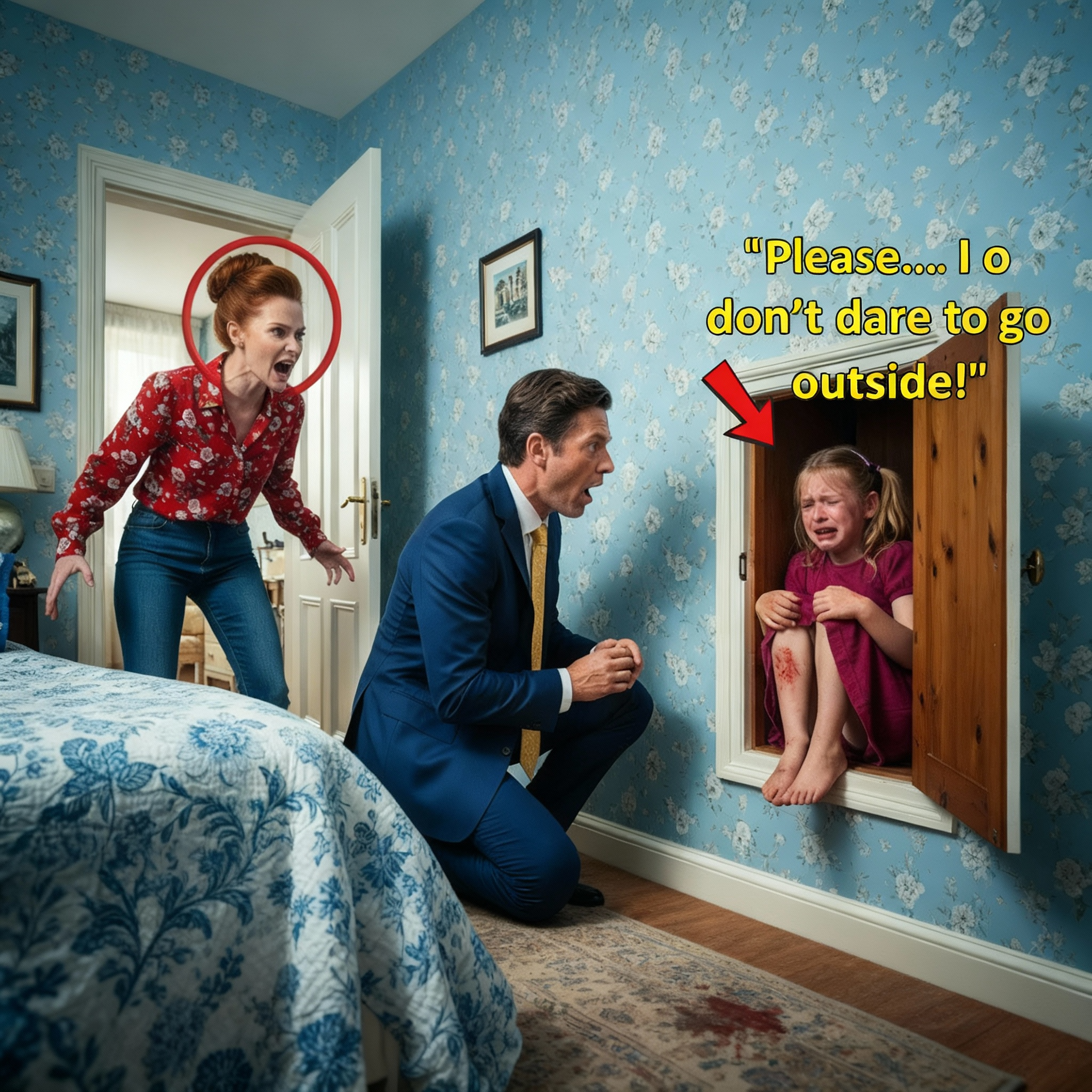 El millonario encontró una puerta secreta en la habitación de su hija; lo que vio dentro lo dejó sin palabras.