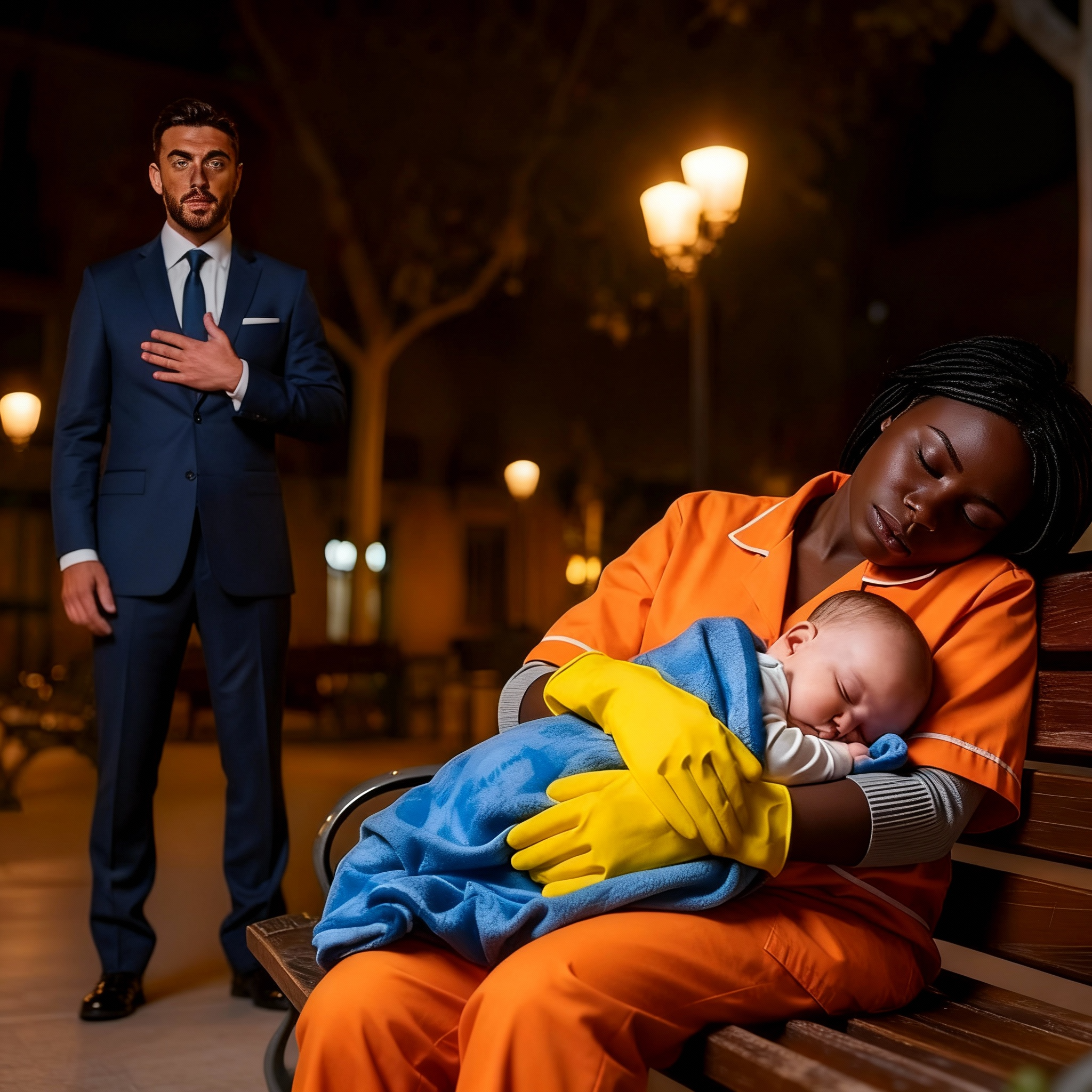 El millonario descubrió a su criada durmiendo afuera con su bebé—Lo que sucede a continuación te sorprenderá.