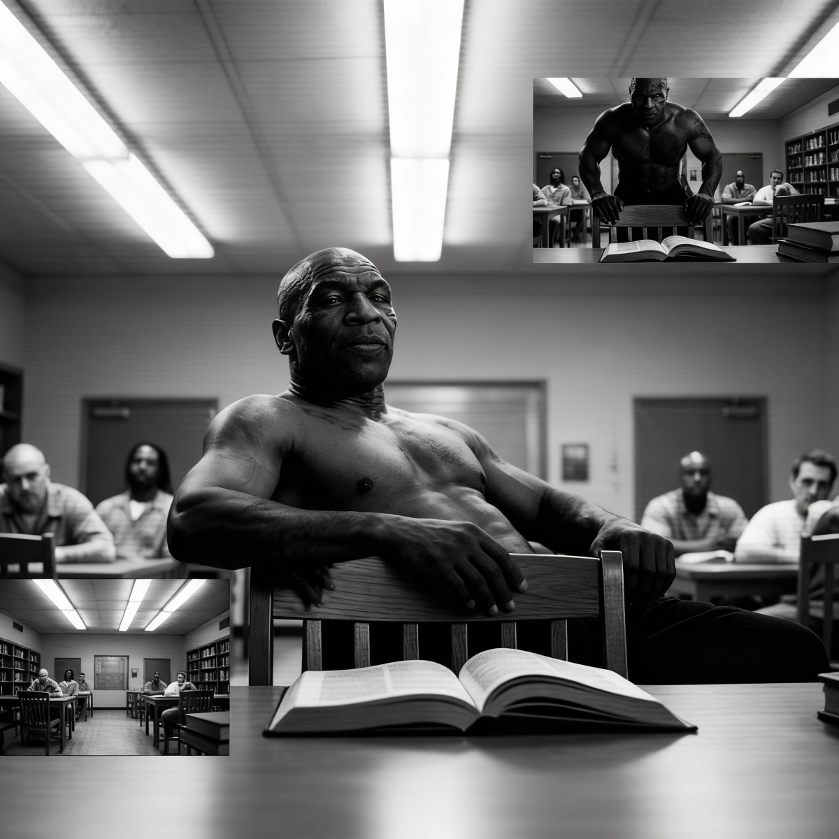 ALGO LLAMADO MIKE TYSON ESE NOMBRE EN LA BIBLIOTECA DE LA PRISIÓN - 6 SEGUNDOS DESPUÉS 40 RECLUSOS SE QUEDARON PARALIZADOS (1992)