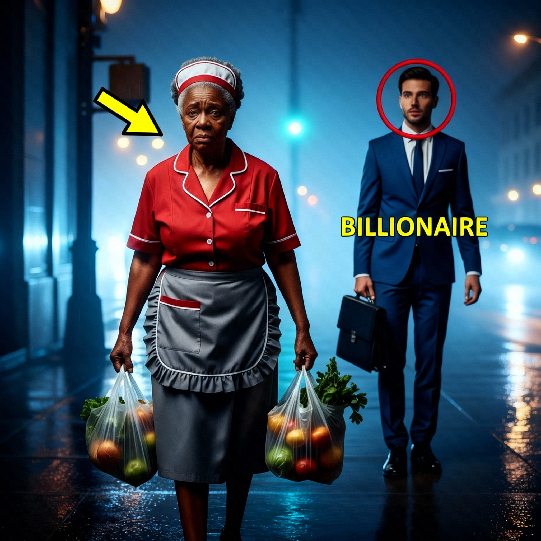 El multimillonario siguió en secreto a su anciana criada negra después del trabajo—lo que descubrió le rompió el corazón.