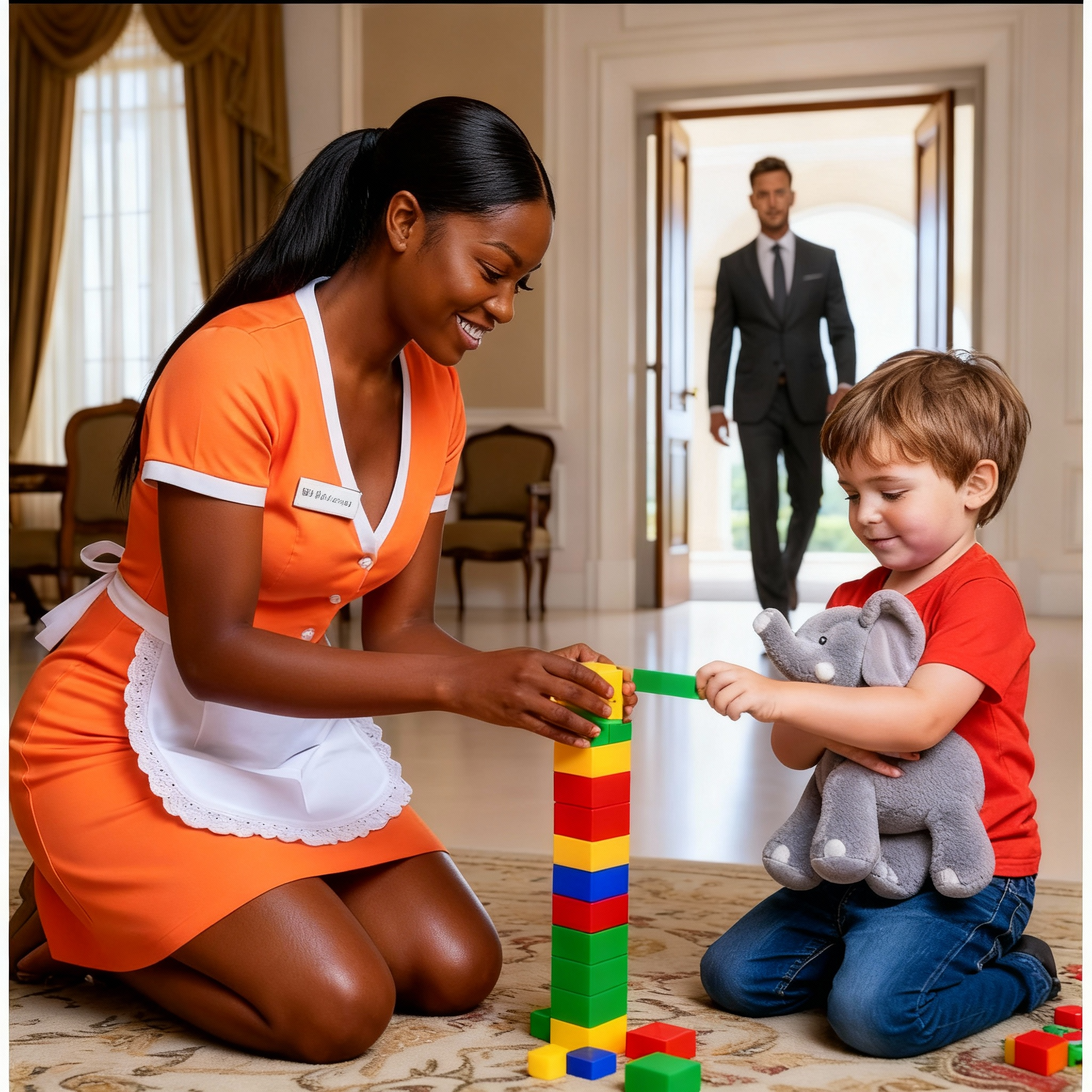 Cubrió el turno de la criada de su hermana—y conoció al CEO soltero que más la necesitaba.