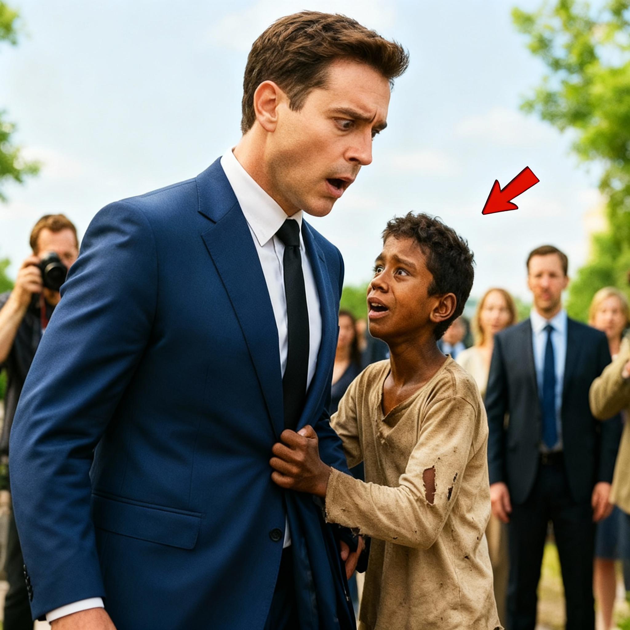 ‘¡Tu madre está viva — la vi en el vertedero!’ le dijo el chico de la calle al millonario hasta que…