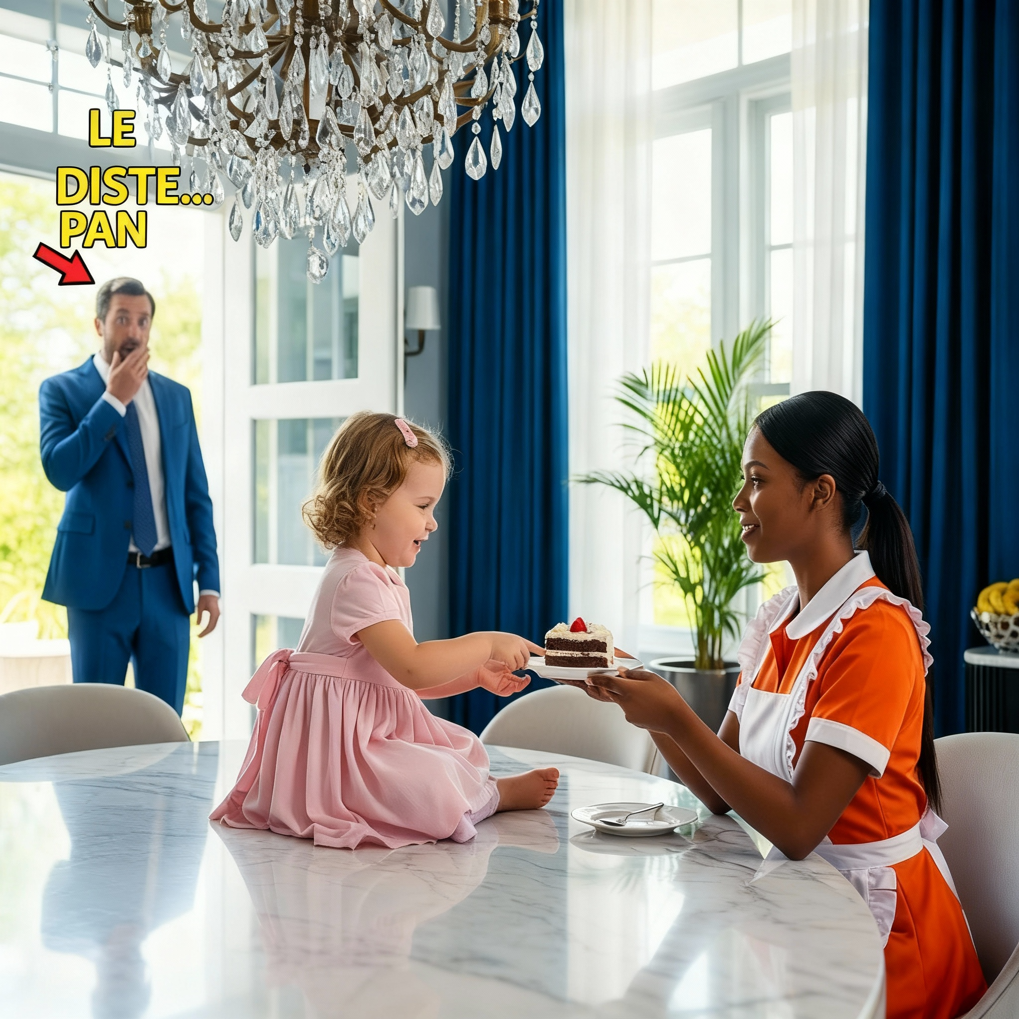 La hija del millonario se negó a comer durante dos semanas—hasta que llegó la nueva sirvienta, quien hizo lo imposible.