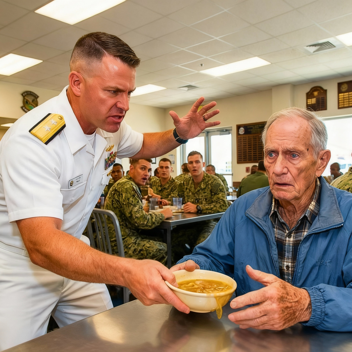El Almirante de los SEAL Preguntó al Viejo Veterano Su Señal de Llamada — Cuando Dijo 'Redentor' Todos Quedaron en Silencio