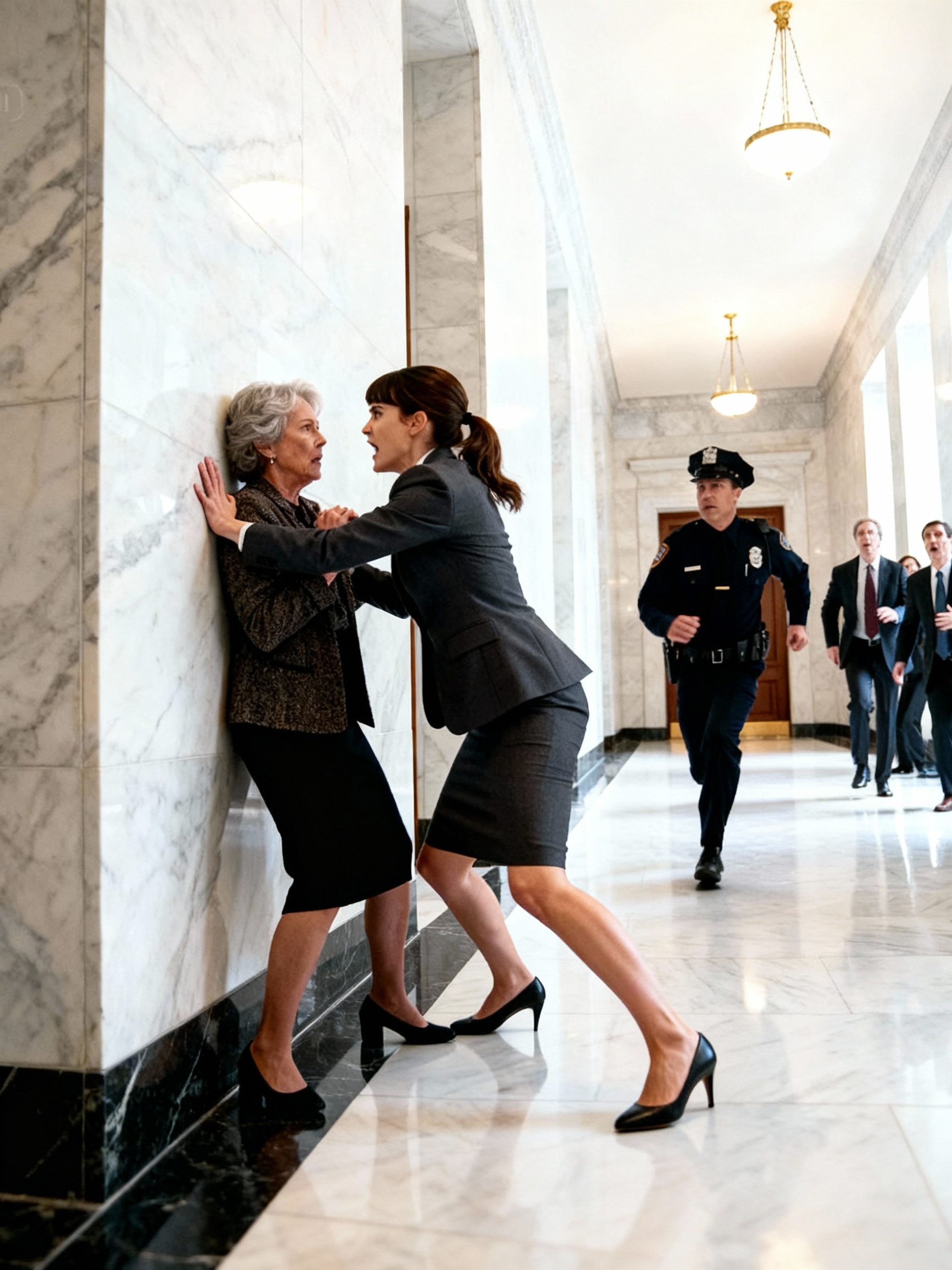 Mi nuera sonrió y me abofeteó fuera de la corte… Hasta que me senté en la silla del juez.