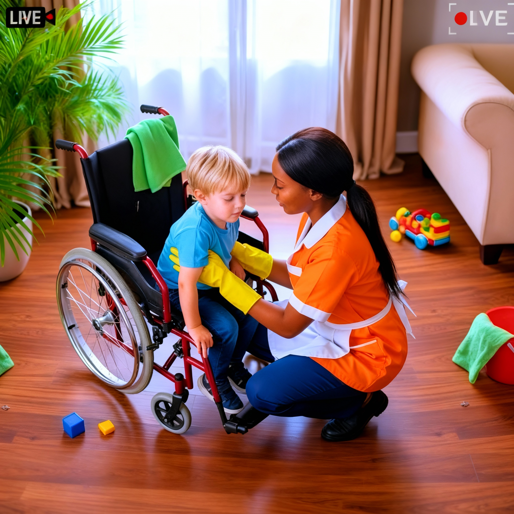 El millonario instaló cámaras para vigilar a su hijo paralizado—lo que vio hacer a la sirvienta lo dejó en lágrimas.