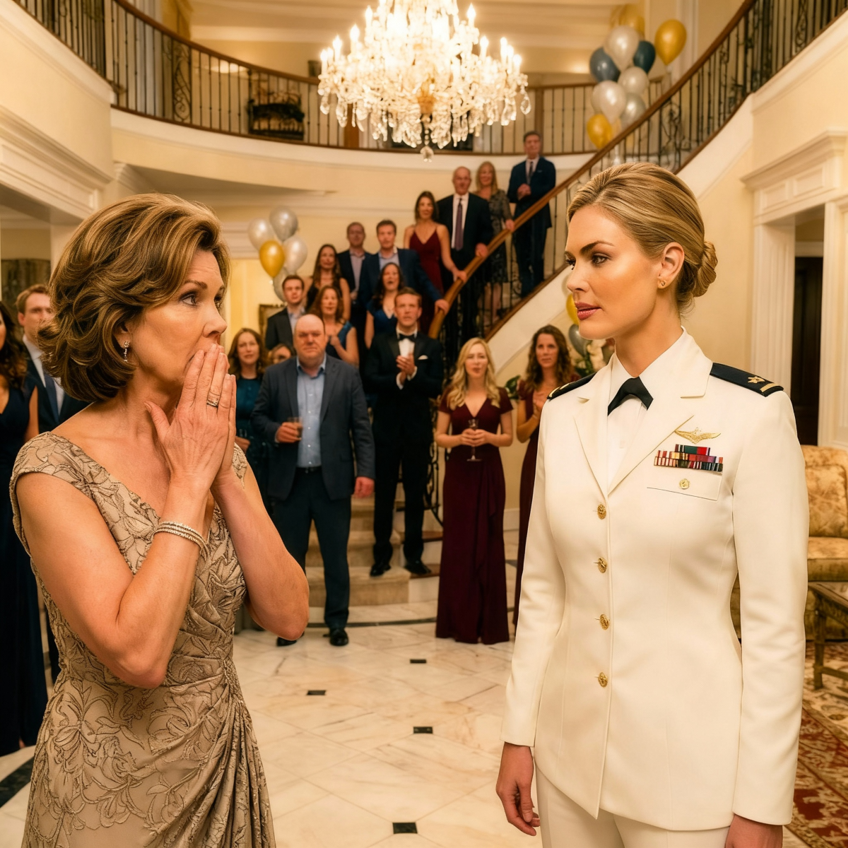 Expulsada de su hogar por unirse a la Marina, regresó 10 años después de una manera que nadie esperaba.