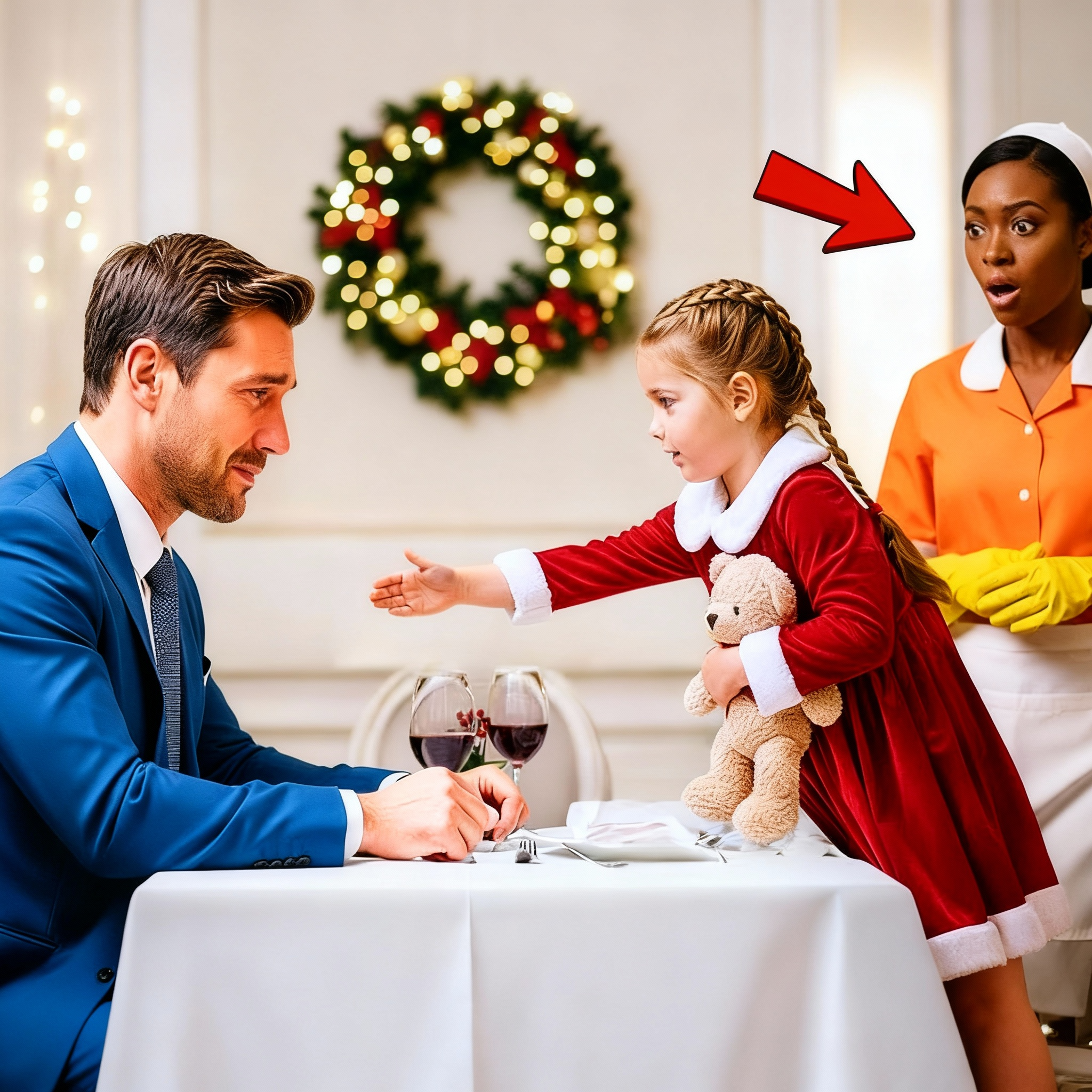 El empresario fue despreciado... hasta que la hija de la limpiadora dijo lo que nadie esperaba.