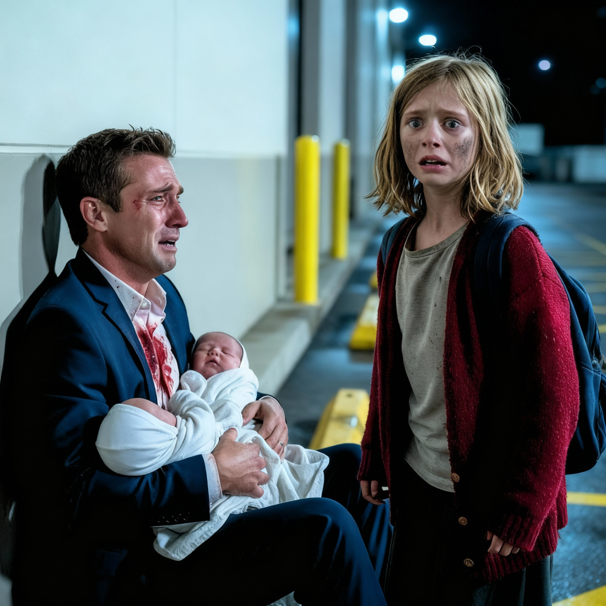 Una NIÑA SIN HOGAR salva a un HOMBRE HERIDO DE BALA y a sus GEMELOS, y entonces ÉL descubre QUIÉN...