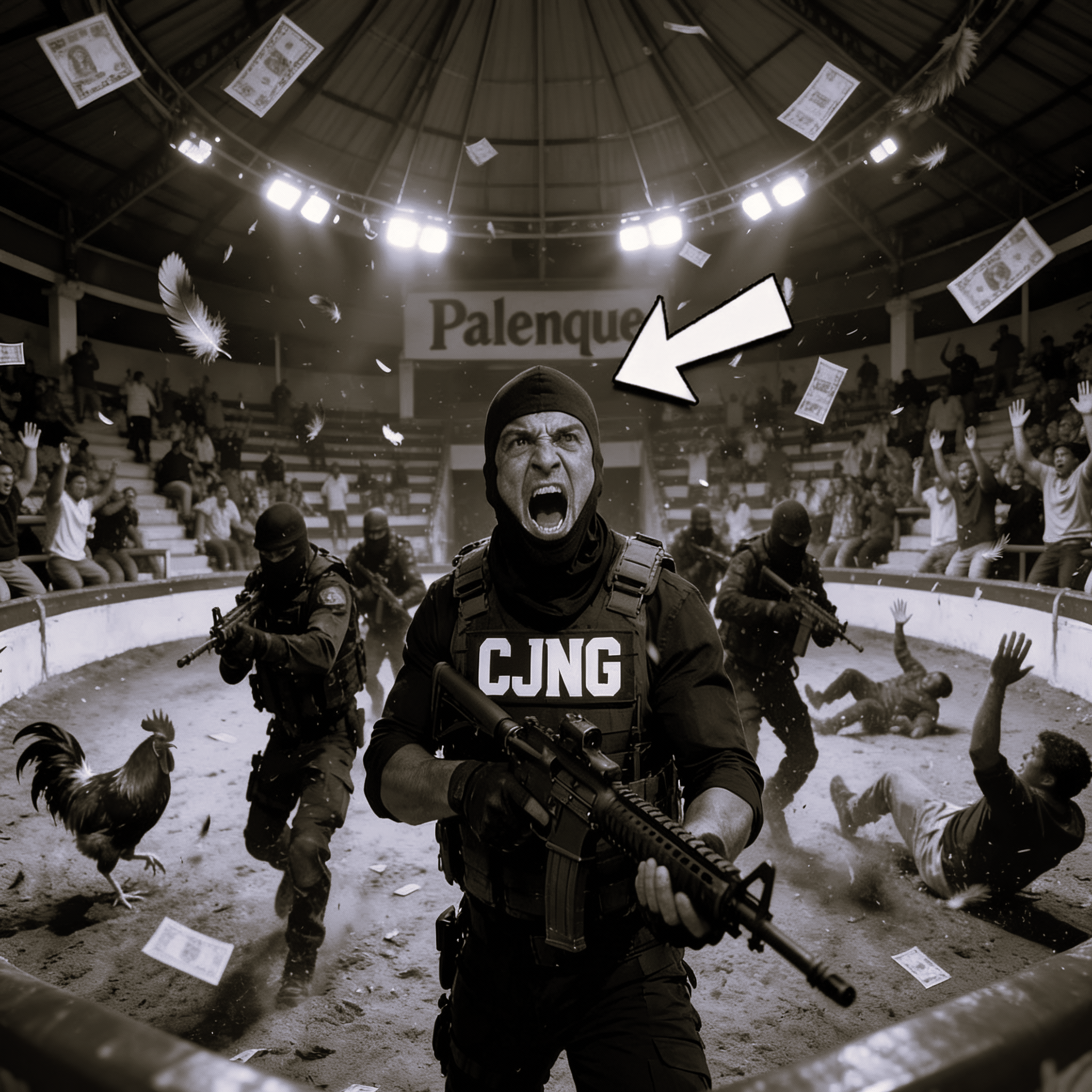 El Cartel CJNG irrumpió en un palenque—jamás imaginaron que el dueño del palenque era El Mencho.