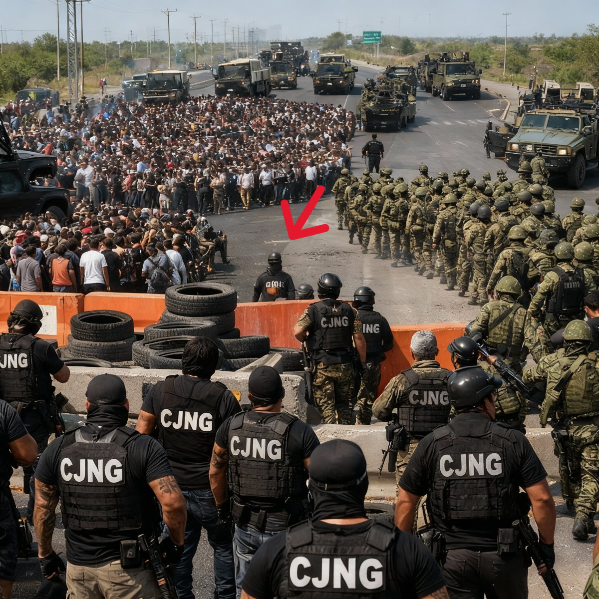 CJNG Cierra la Frontera con Tamaulipas — Pero el Ejército Rompe el Cerco y Libera 200 Rehenes
