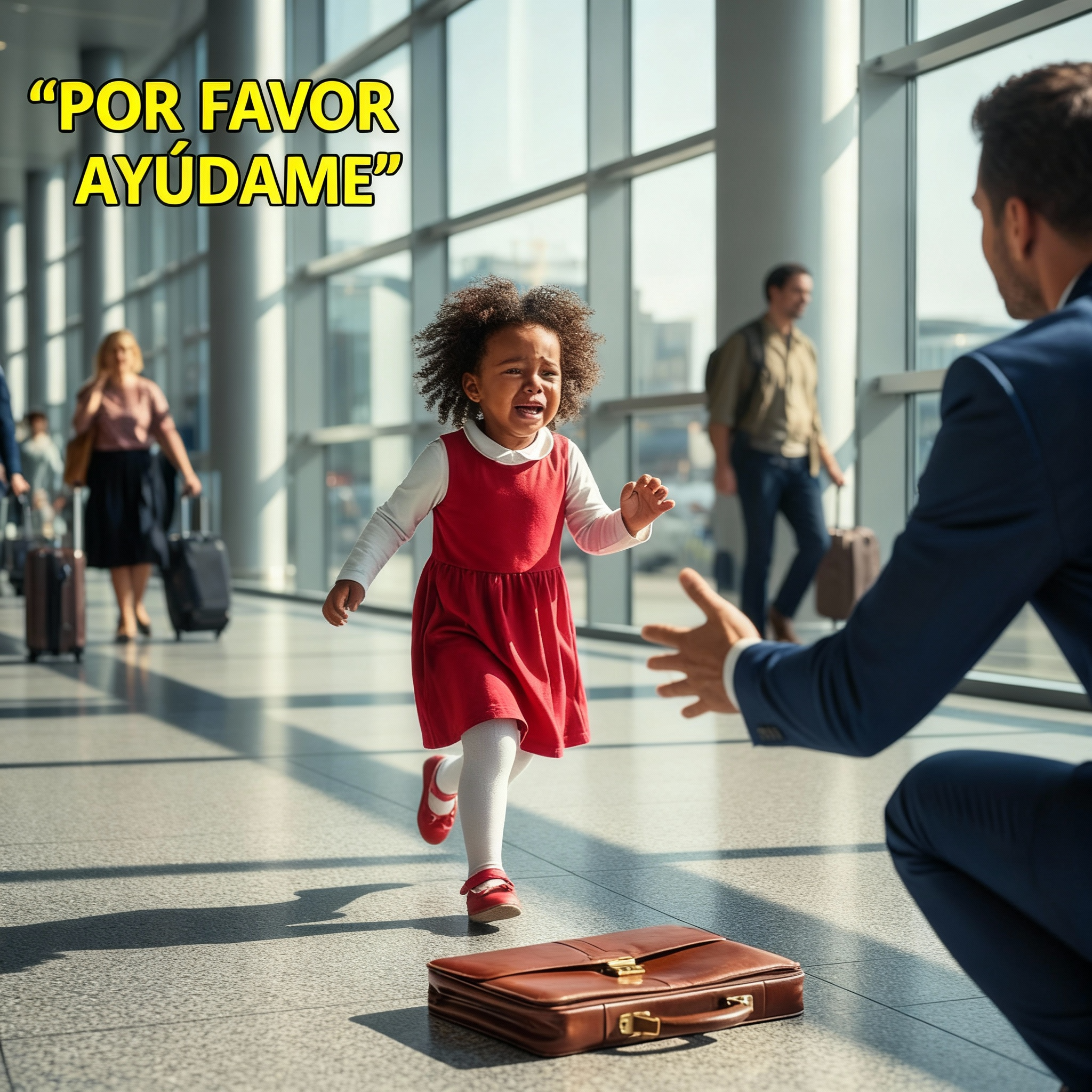 El multimillonario perdió su vuelo—una niña pequeña vino corriendo llorando '¡Por favor, ayúdame, mi mamá no se despierta!'