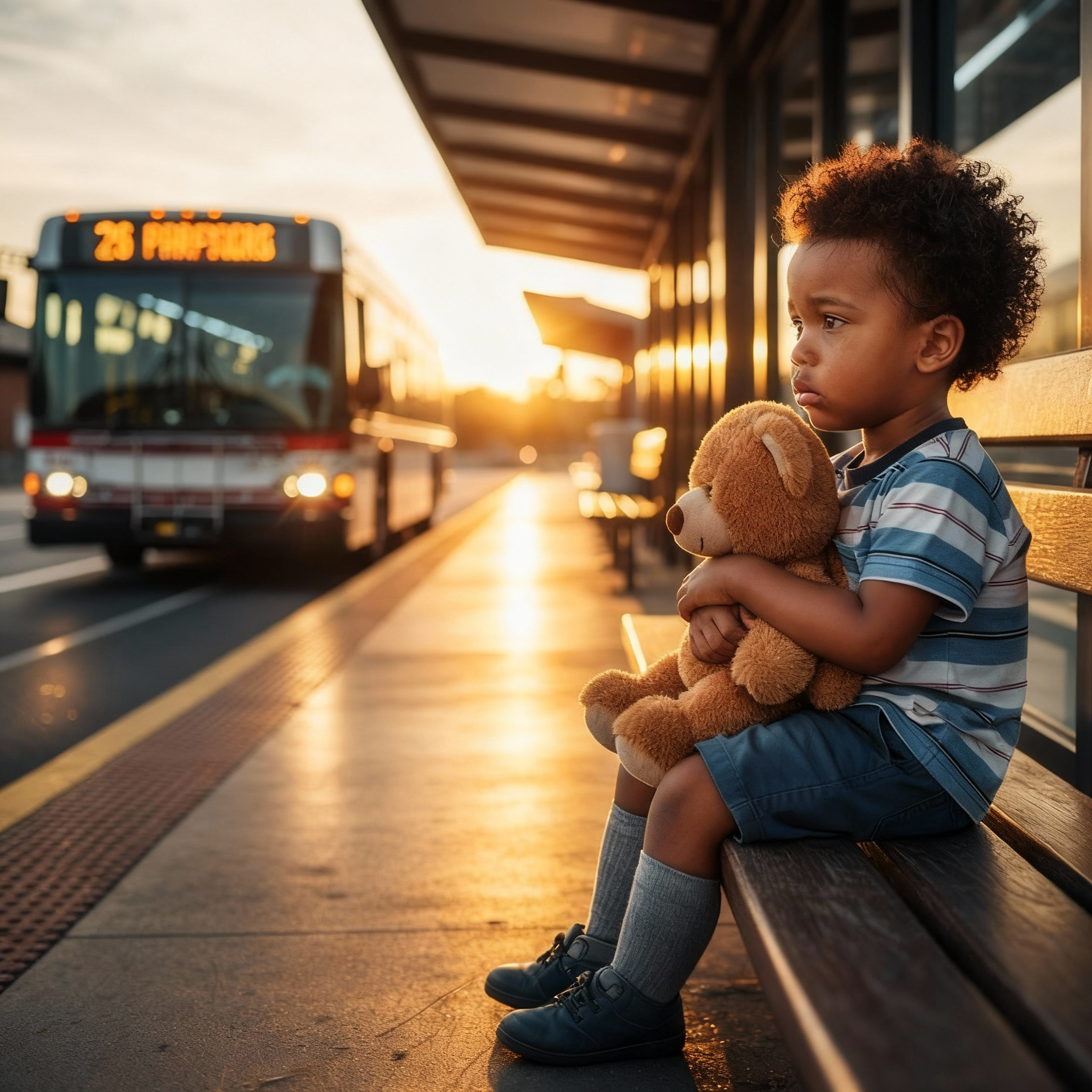 Un padre abandonó a su hijo discapacitado en una parada de autobús—un millonario lo encontró e hizo algo increíble.