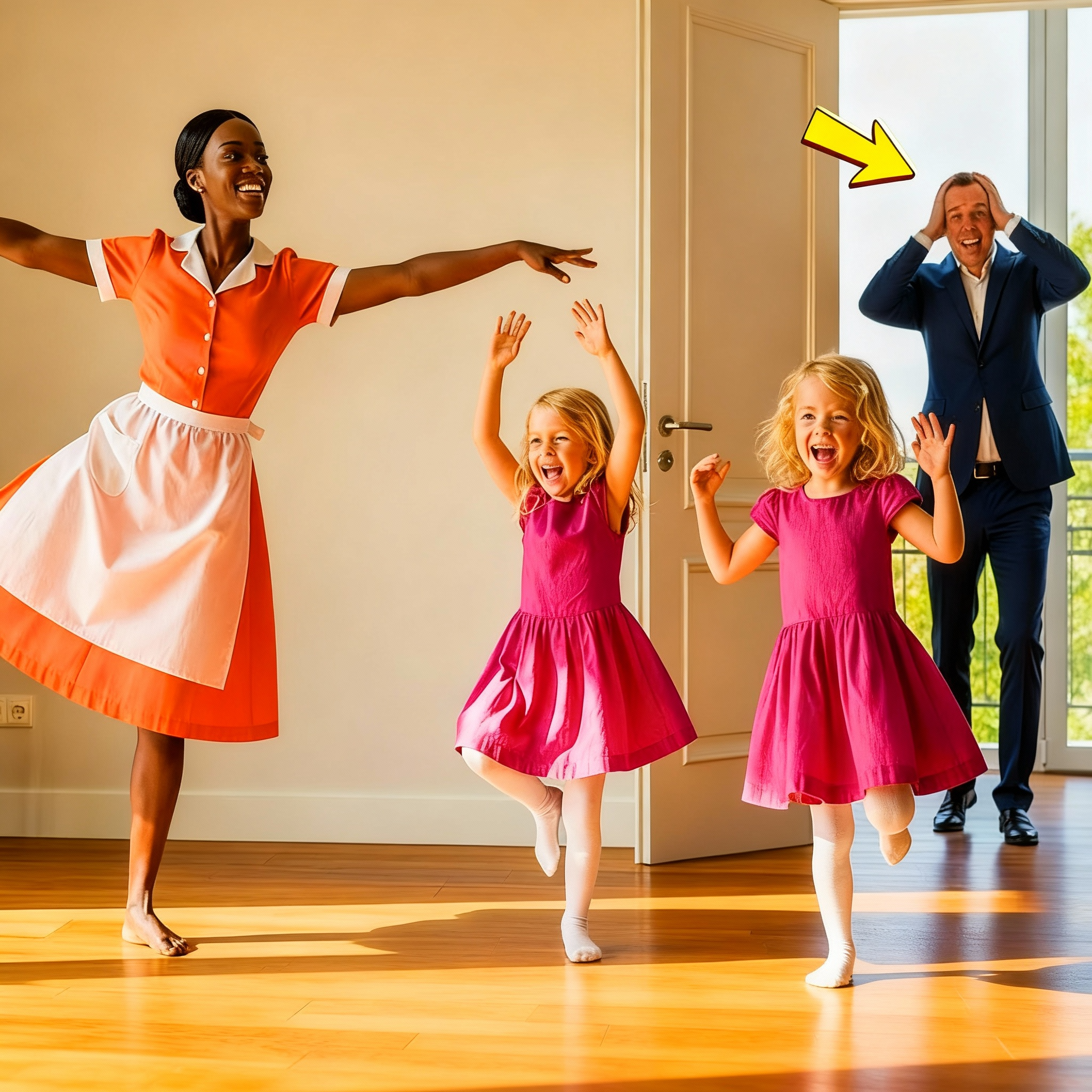 ¡El millonario descubrió lo que la niñera estaba haciendo con sus hijas gemelas mudas... ¡Se quedó sorprendido!