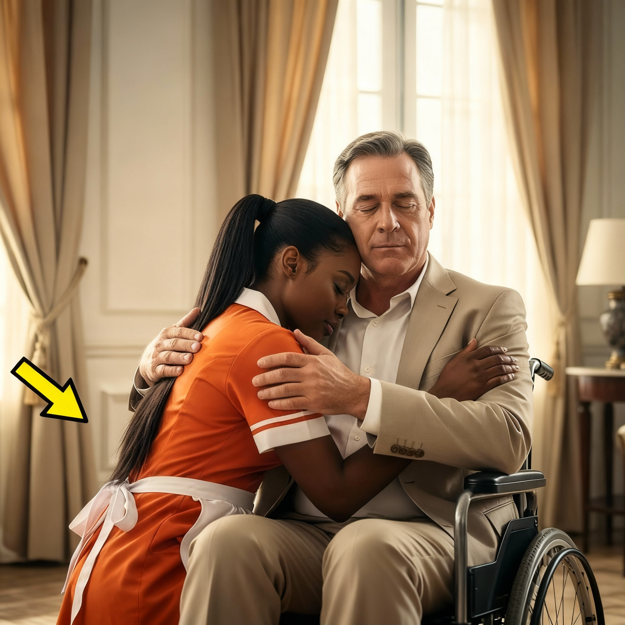 No te muevas, susurró el millonario a su sirvienta—lo que sucedió a continuación fue verdaderamente impactante.