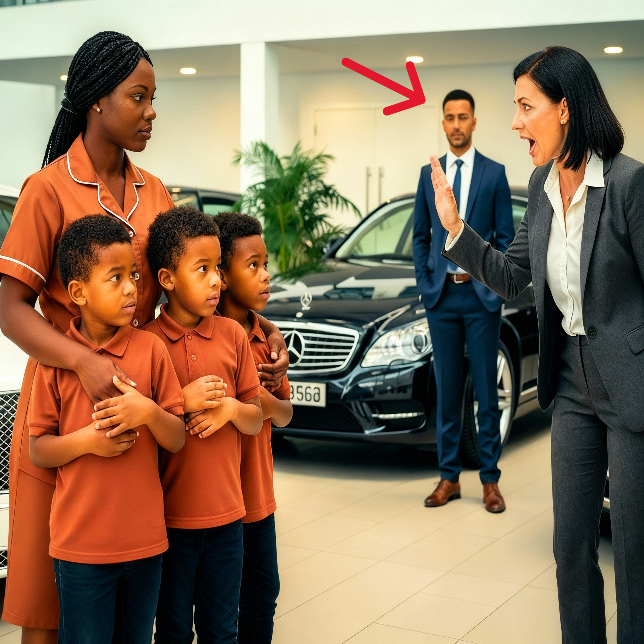 “¡Los niños pobres ni siquiera deberían tocar coches de verdad!”—Cuando el CEO vio a sus hijos siendo humillados, él