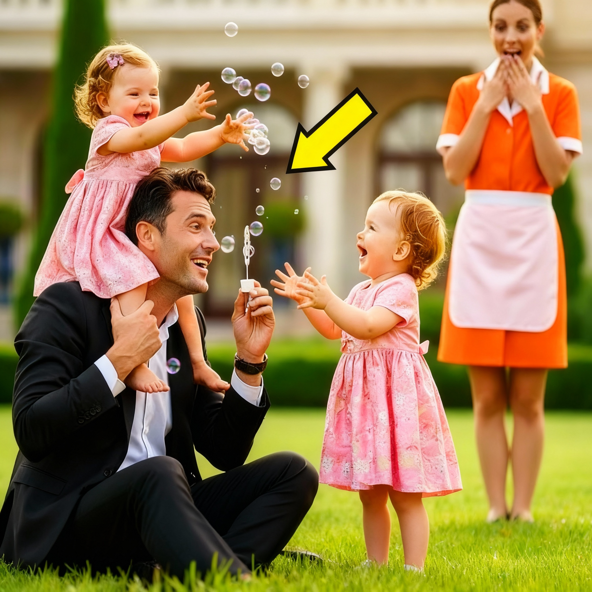 Los gemelos de la sirvienta eran imposibles hasta que el millonario hizo algo inesperado.