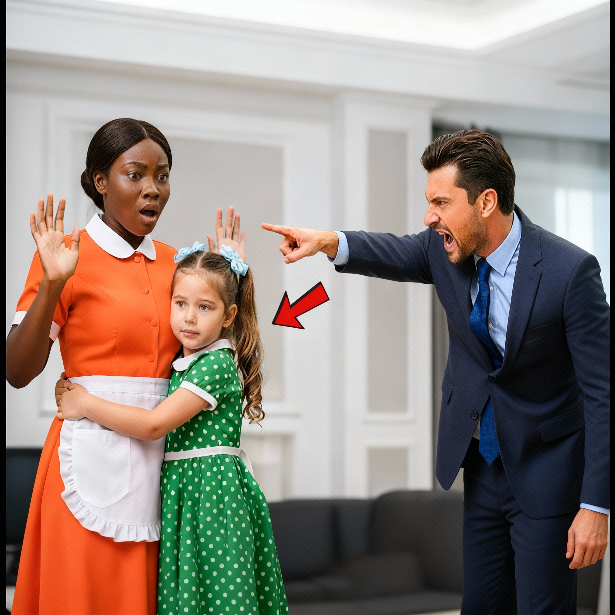 El jefe gritó '¡Estás despedido!' al limpiador—pero su hija de 3 años de repente lo detuvo.