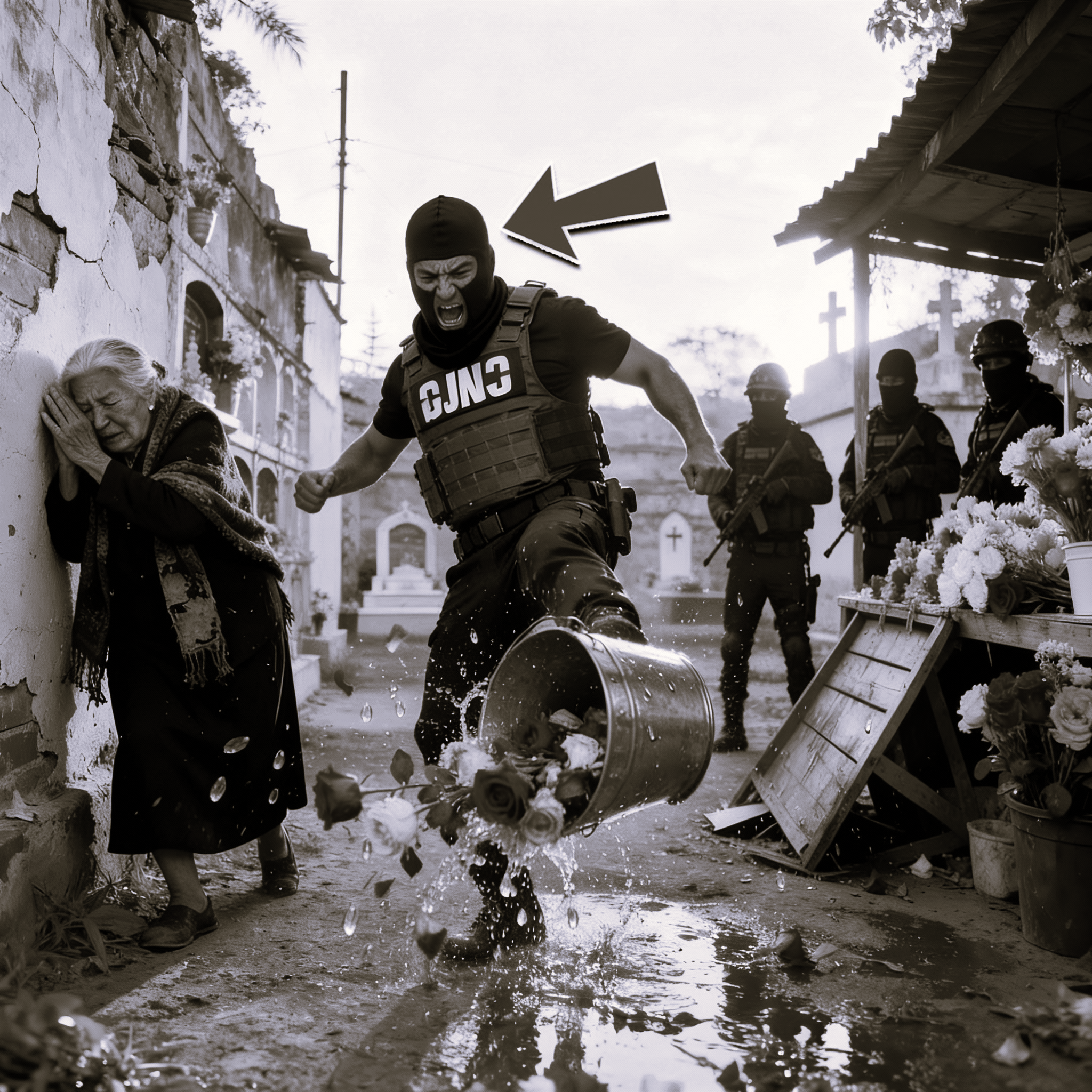 En Tlajomulco, el Cartel CJNG irrumpió en un puesto de flores—jamás imaginaron quién era la florista.