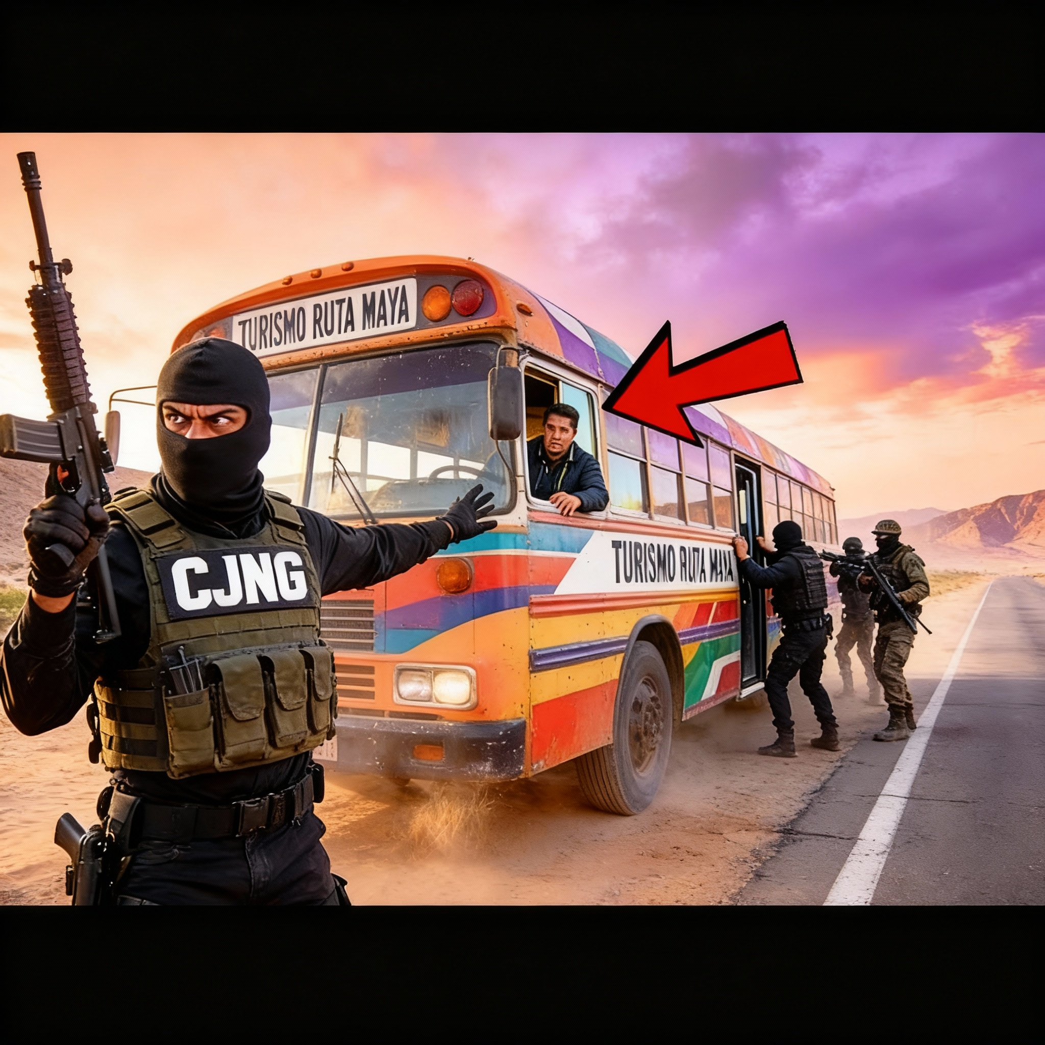 El Cártel Detuvo un Autobús de Turistas — Sin Imaginar Que Transportaba Agentes Federales 