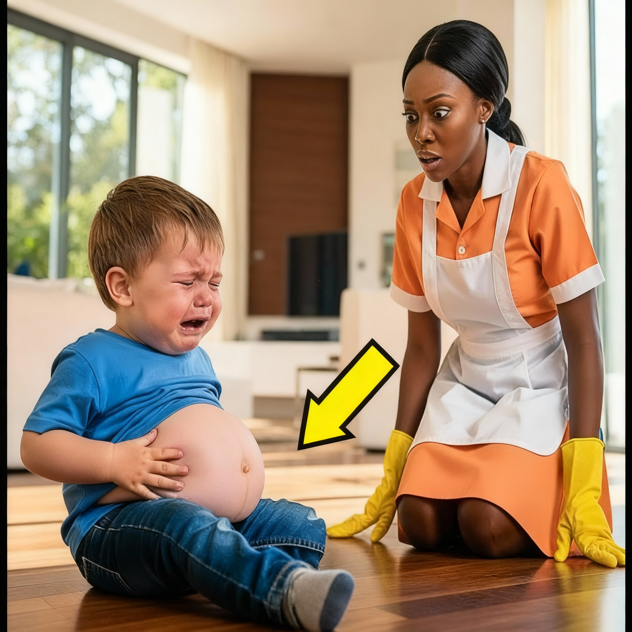 Durante semanas, su vientre se hinchó sin explicación — hasta que la criada descubrió algo escondido...