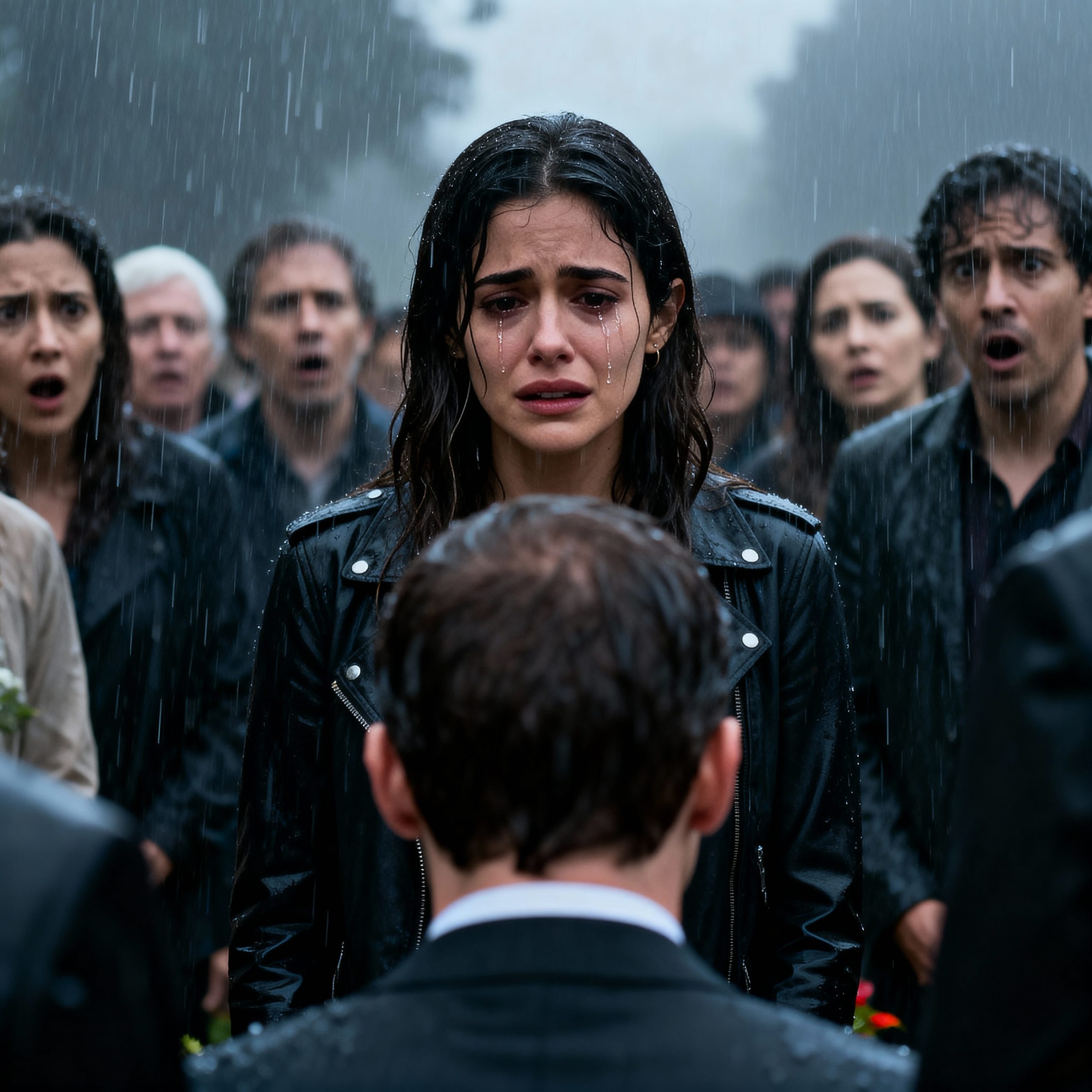 Un abuelo millonario visita la tumba de su hijo, solo para encontrar a una camarera negra llorando con un niño.