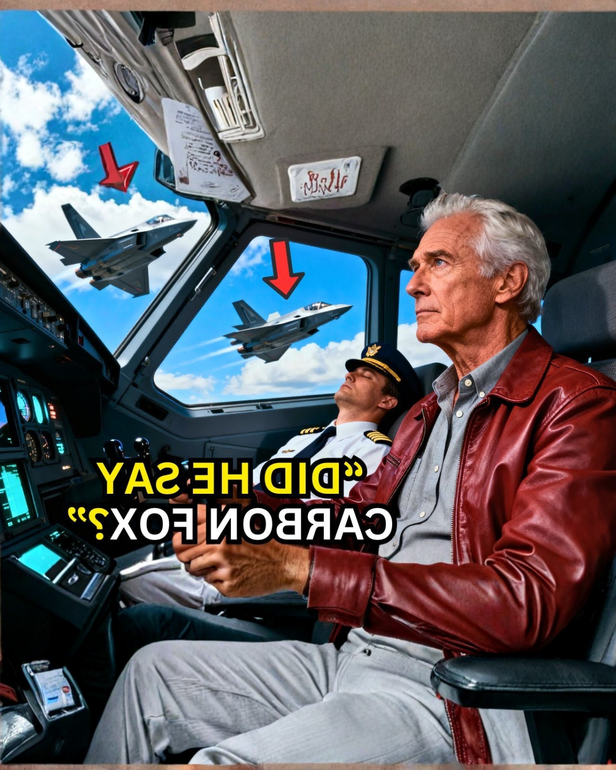 Salvó a 164 vidas a 30,000 pies… y luego los escoltas en F‑35 reconocieron su indicativo de radio.