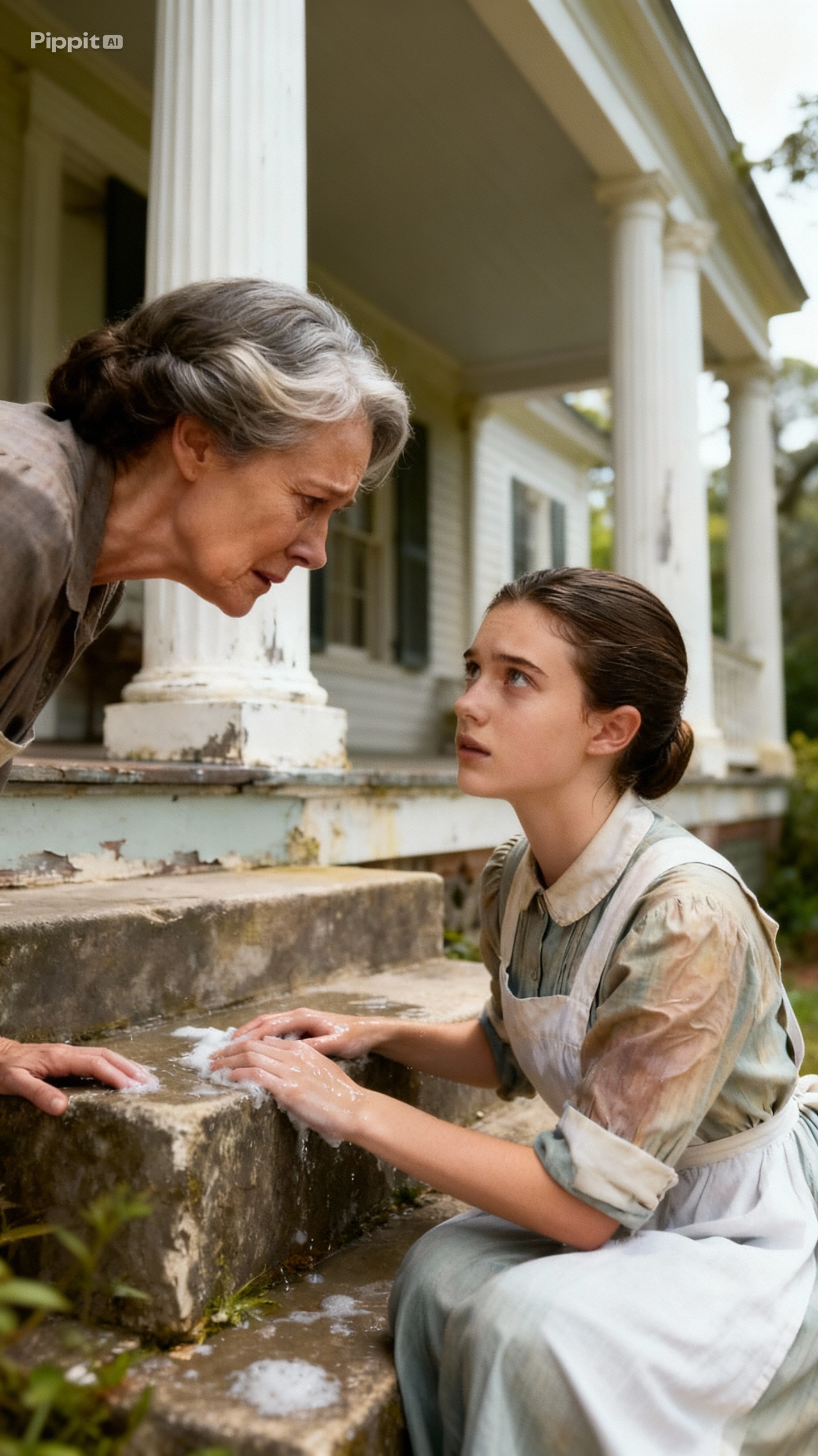 Después de 15 años construyendo mi negocio en el Reino Unido, regresé a casa en Georgia, solo para encontrar a mi hija trabajando como sirvienta en la mansión de $4 millones que le dejé. Se veía agotada, apenas me reconoció. Llamé a mi abogado en voz baja, dije cuatro palabras, y lo que sucedió después asombró a todos.