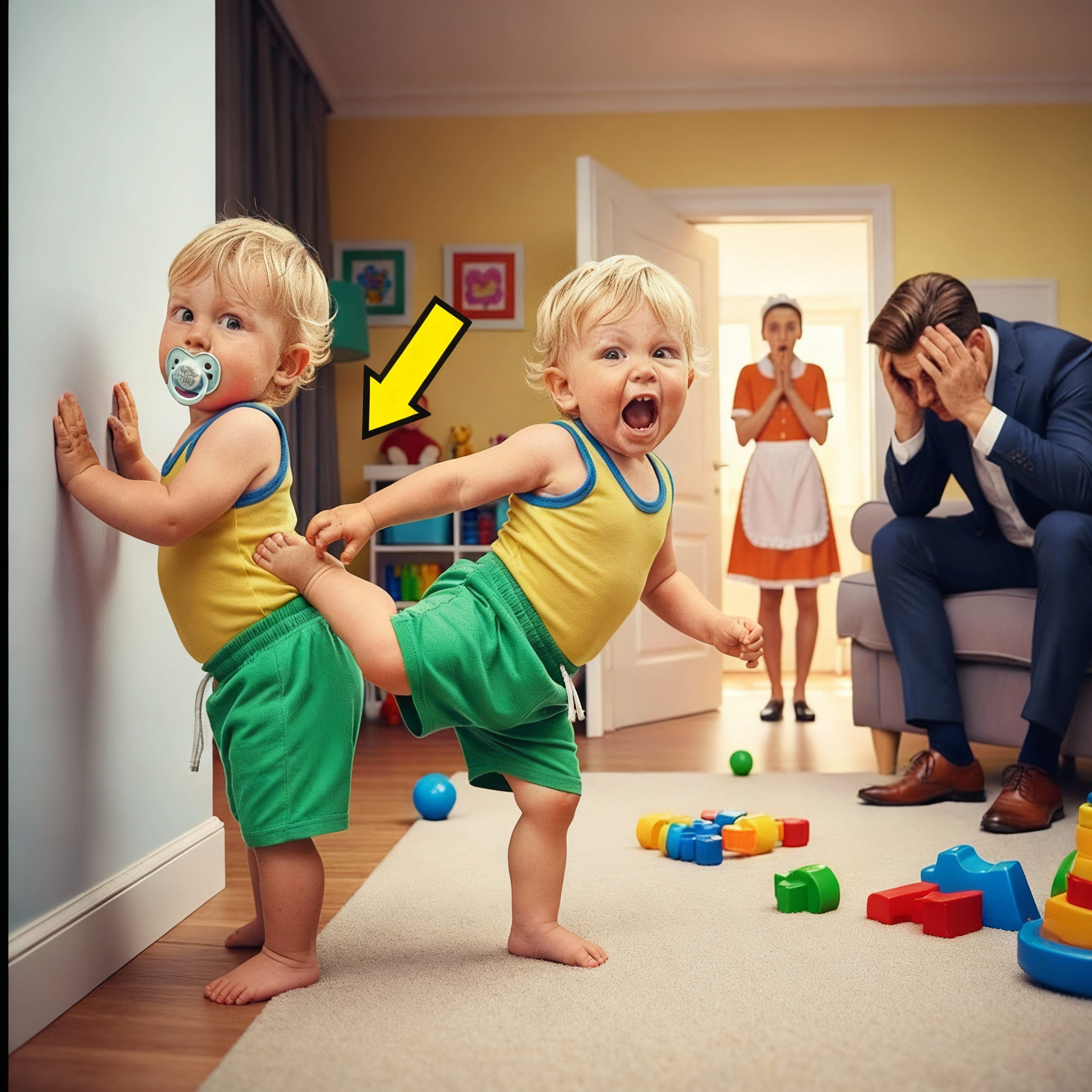 Nadie podía manejar a los rebeldes gemelos del viudo—hasta que una nueva niñera hizo lo imposible en 24 horas.