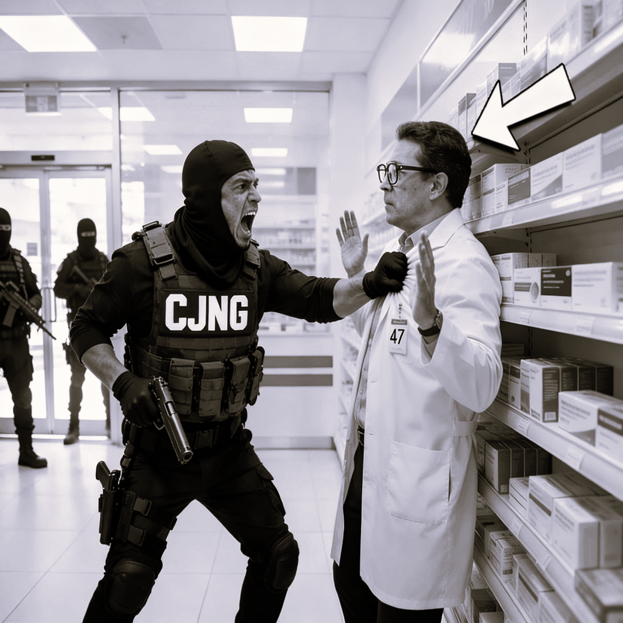 El Cartel CJNG Invadió Una Farmacia—Jamás Imaginaron Que El Farmacéutico Era Del Cártel De Sinaloa