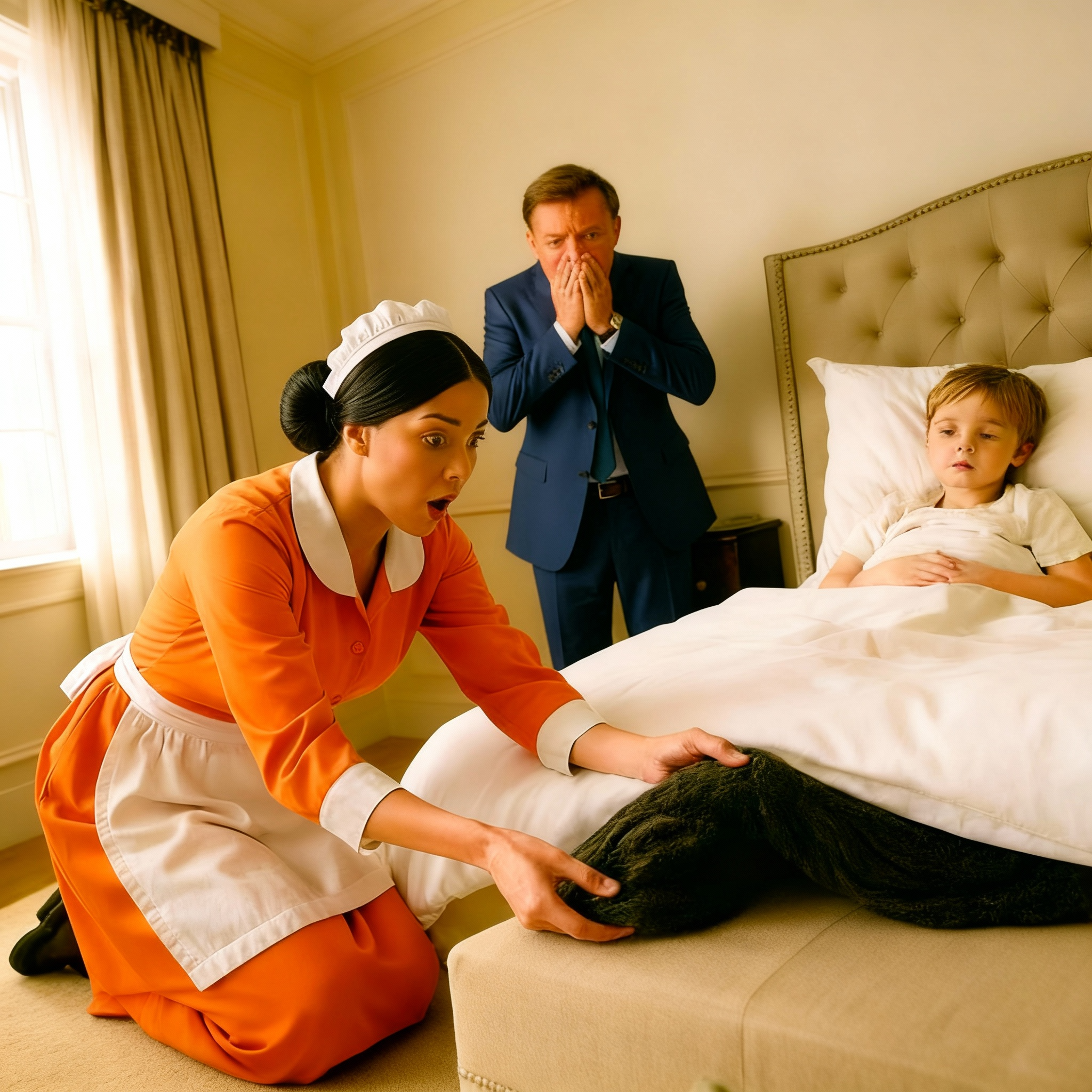 El hijo del millonario nunca mejoró — hasta que la niñera encontró un objeto oculto en su manta.